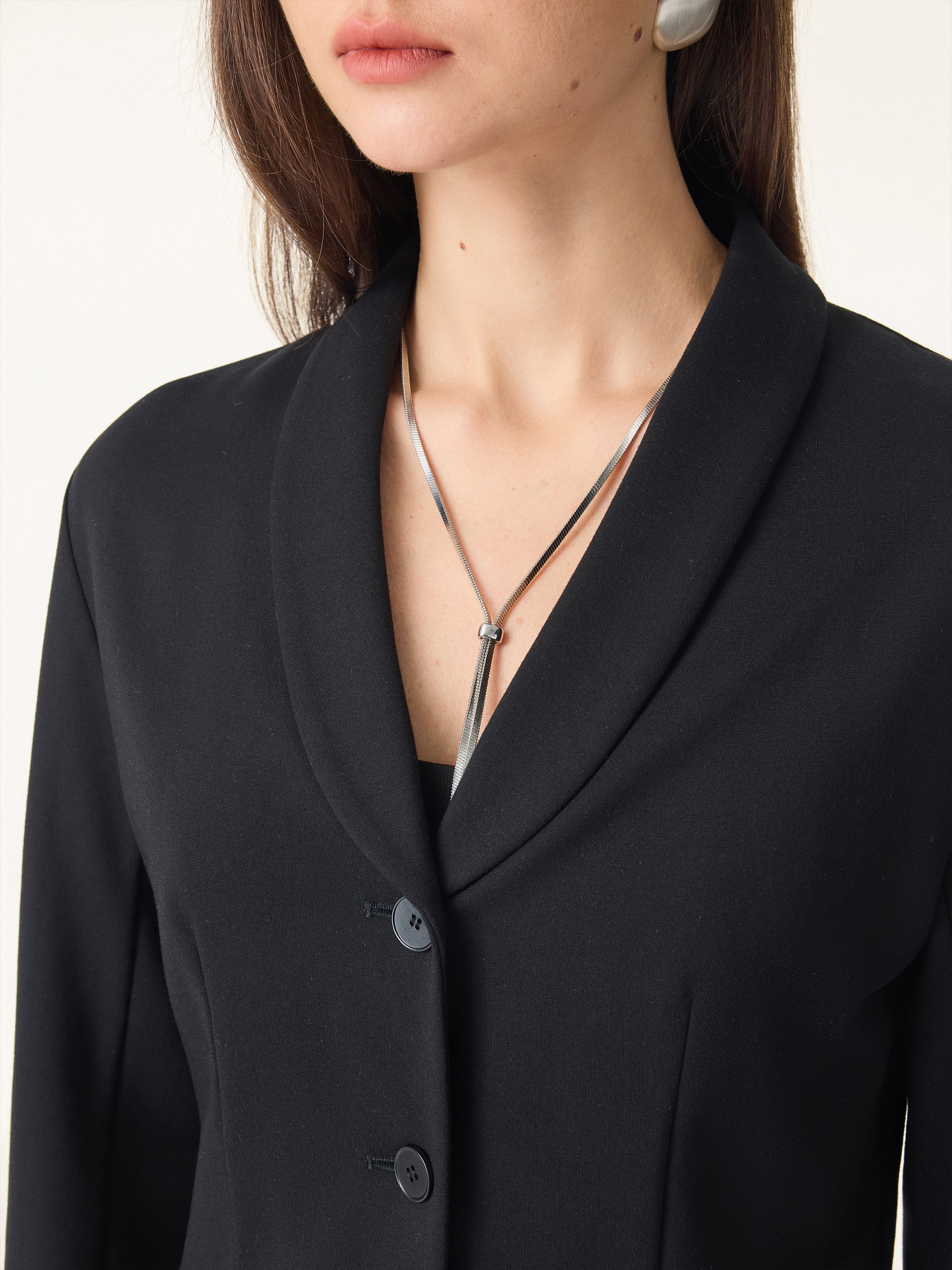 Jero™ | Button Front Blazer