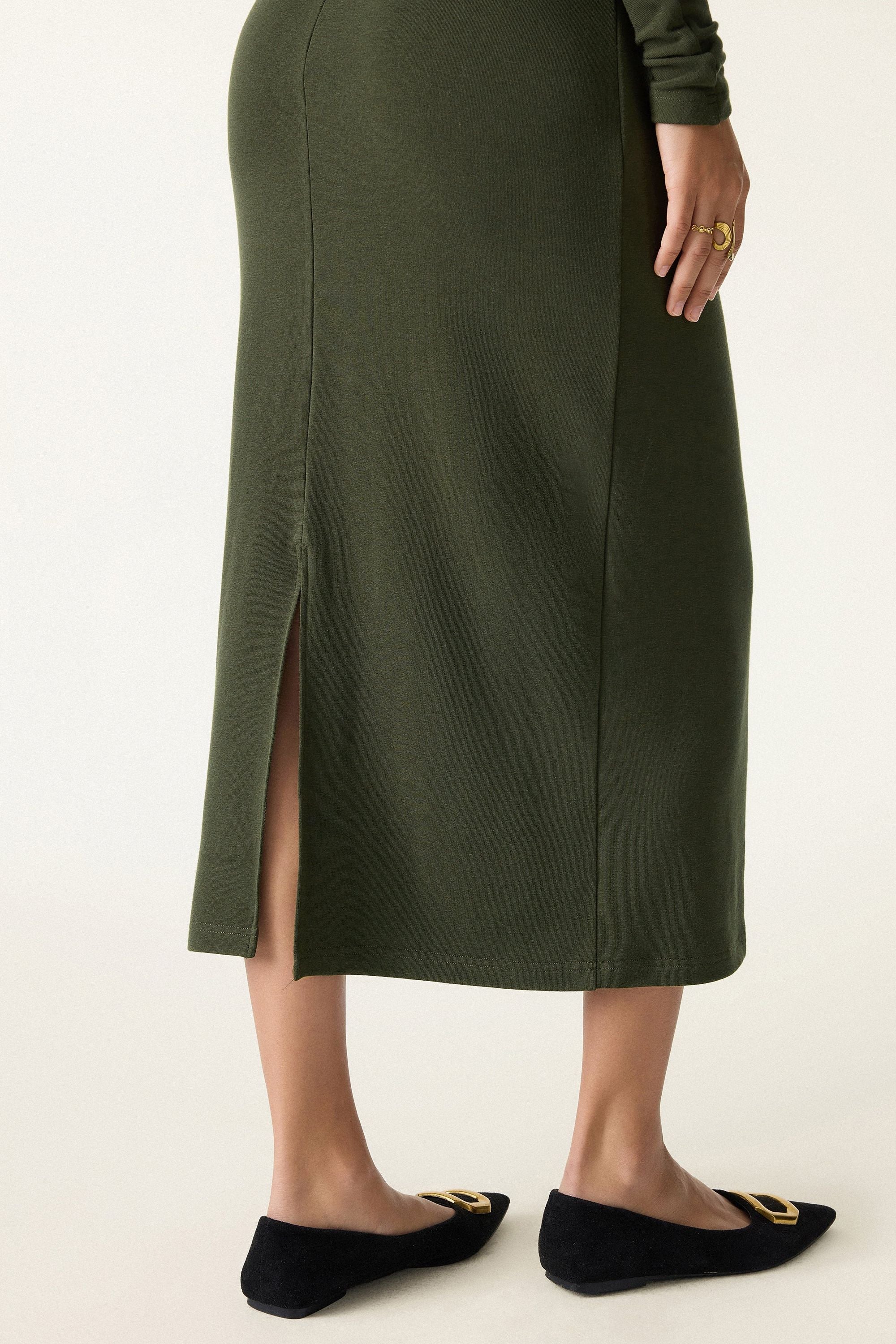 Sleeve Cinched Waist Dress