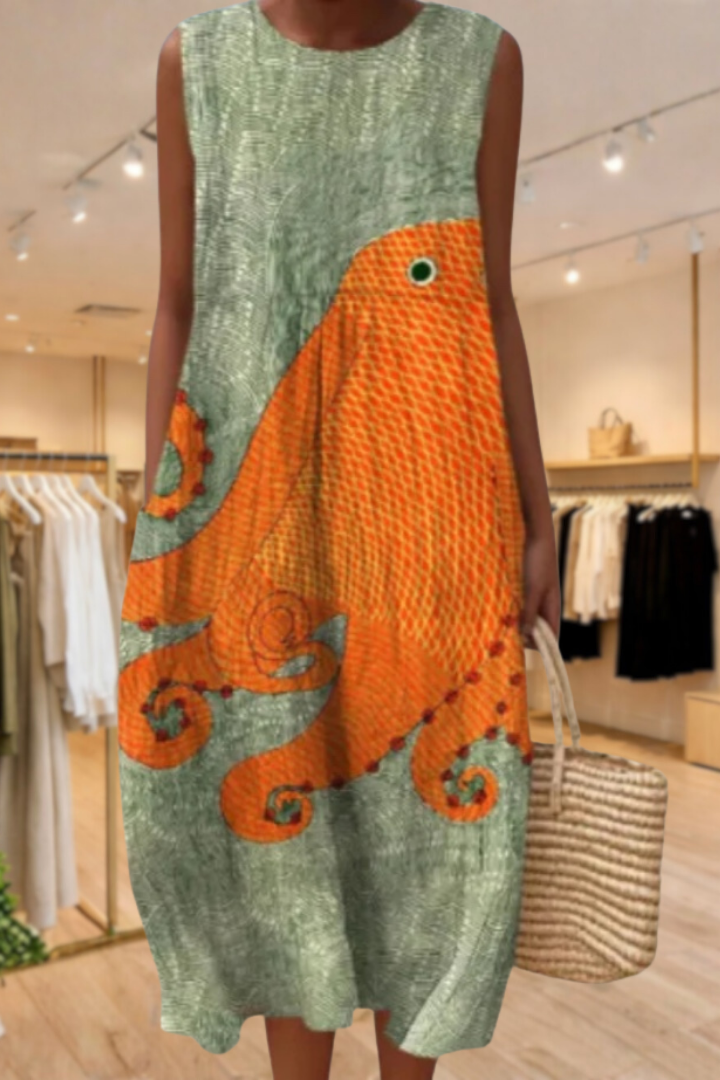 Leah Chic Midi Dress