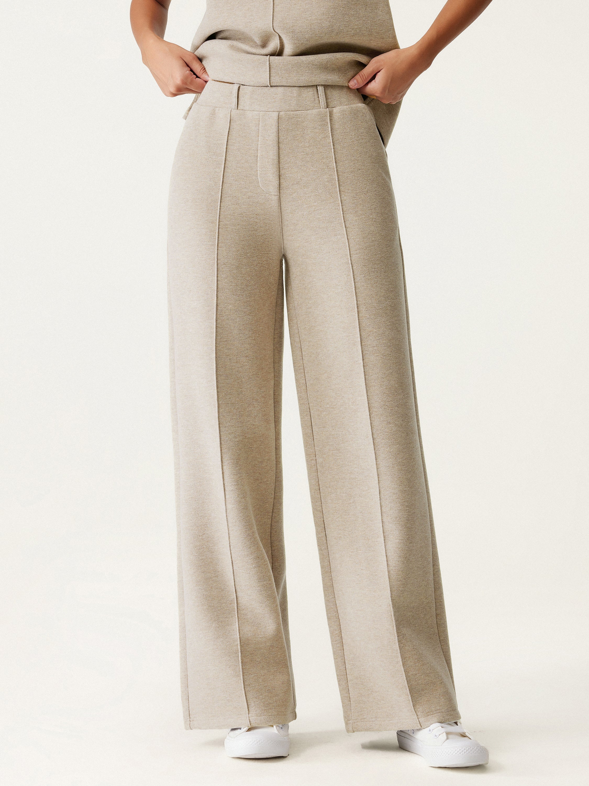 Jero™ | High Waisted Straight Leg Pull On Pant
