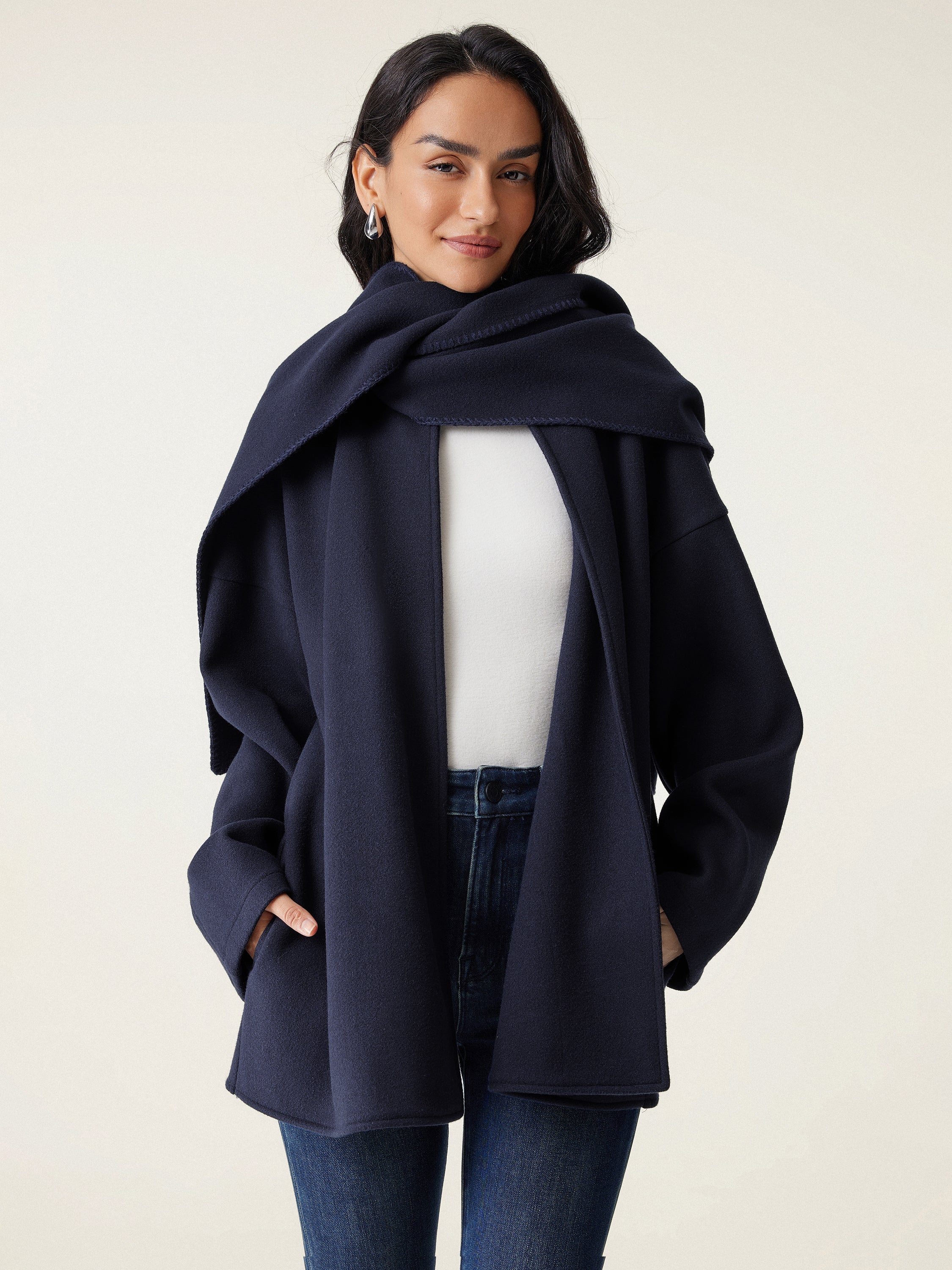 Jero™ | Oversized Scarf Jacket