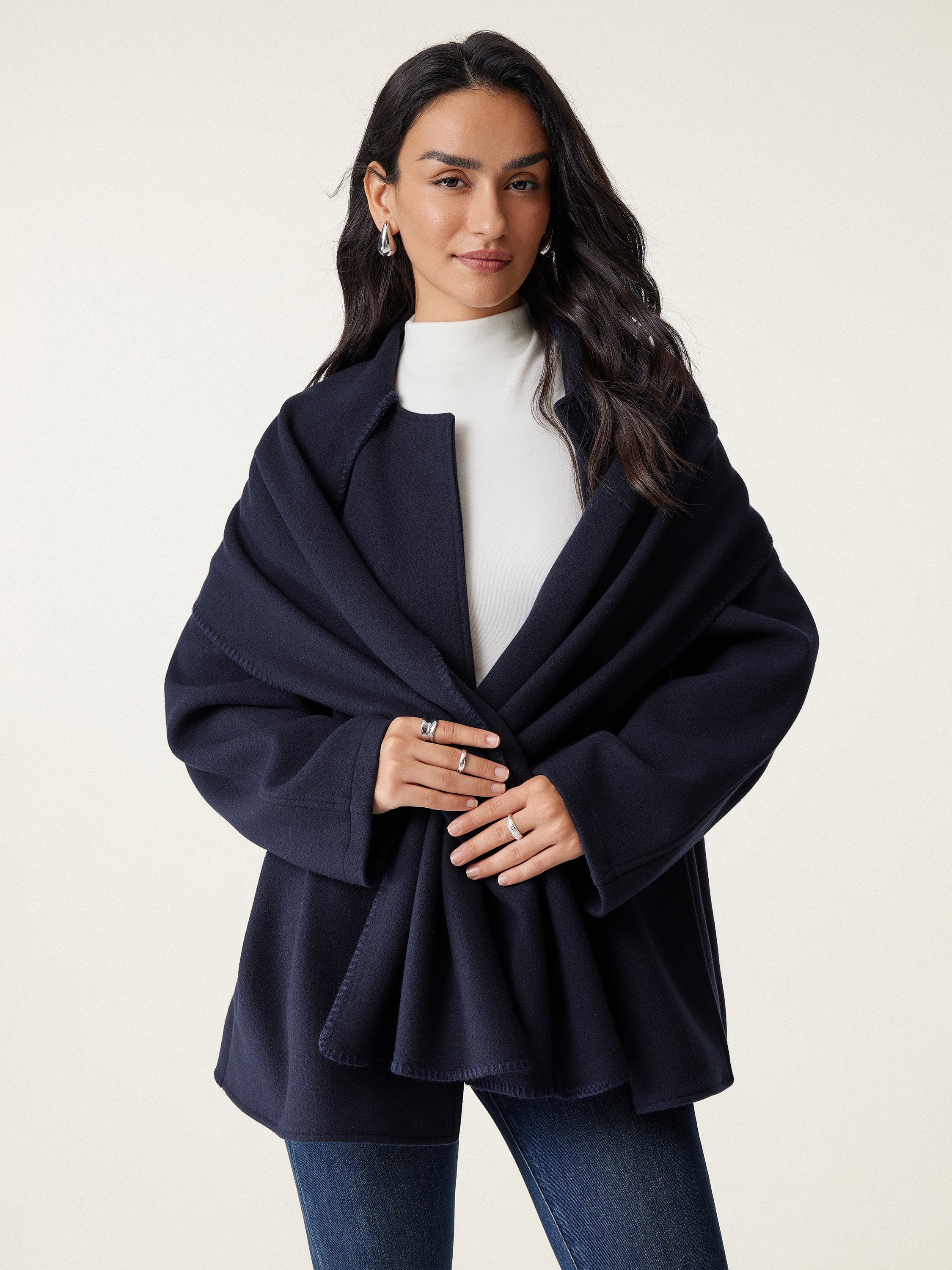 Jero™ | Oversized Scarf Jacket