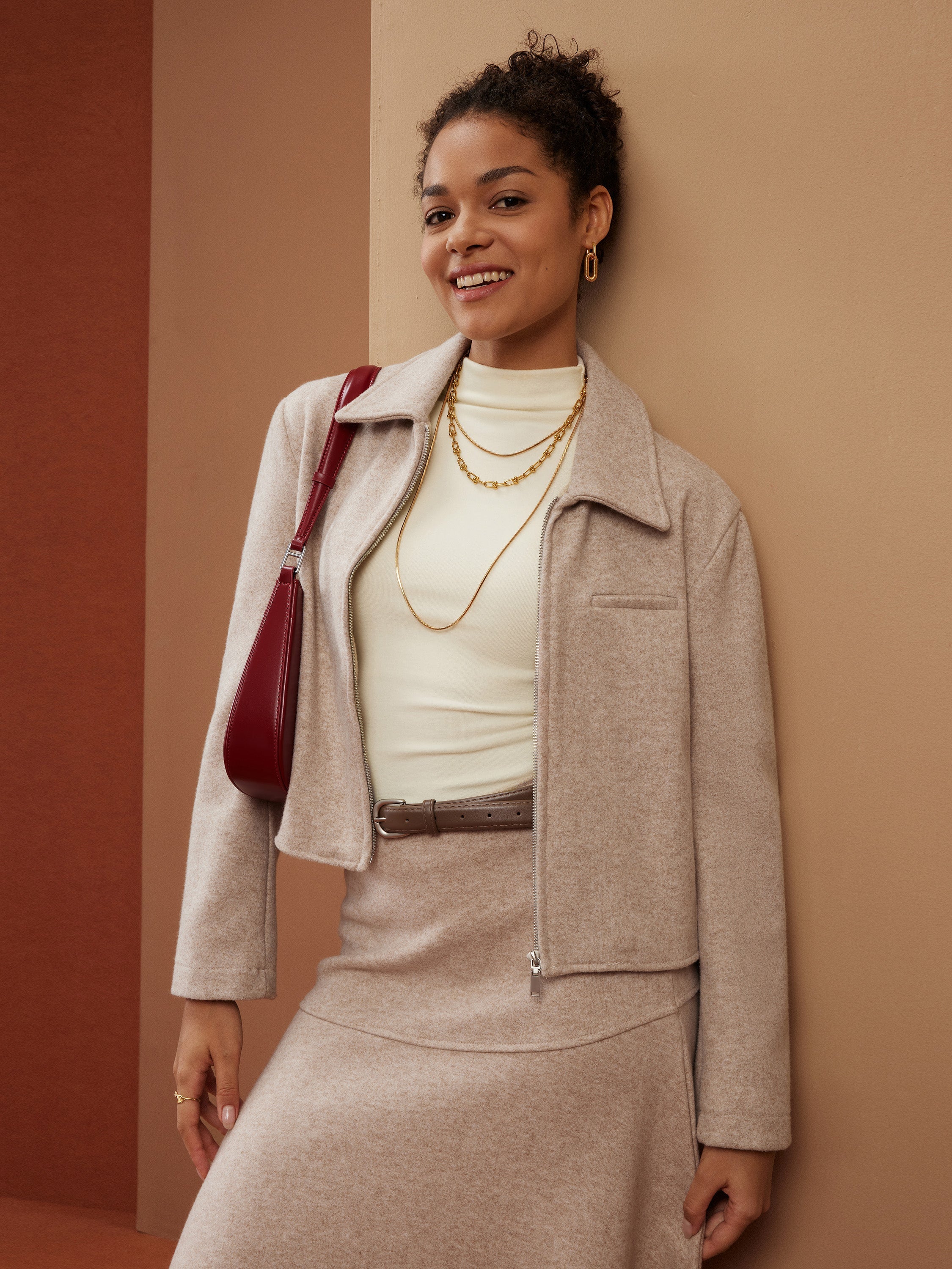 Jero ™ | Full-Zip Cropped Jacket