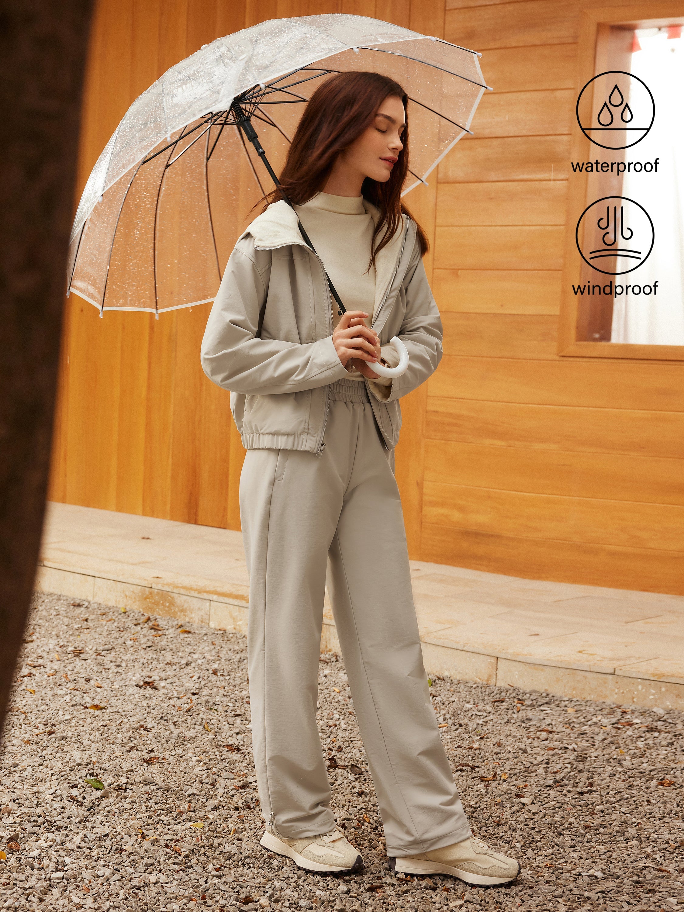 Jero ™ | 2Pcs Set Water-Proof Reversable Jacket & Elastic Waist Pant