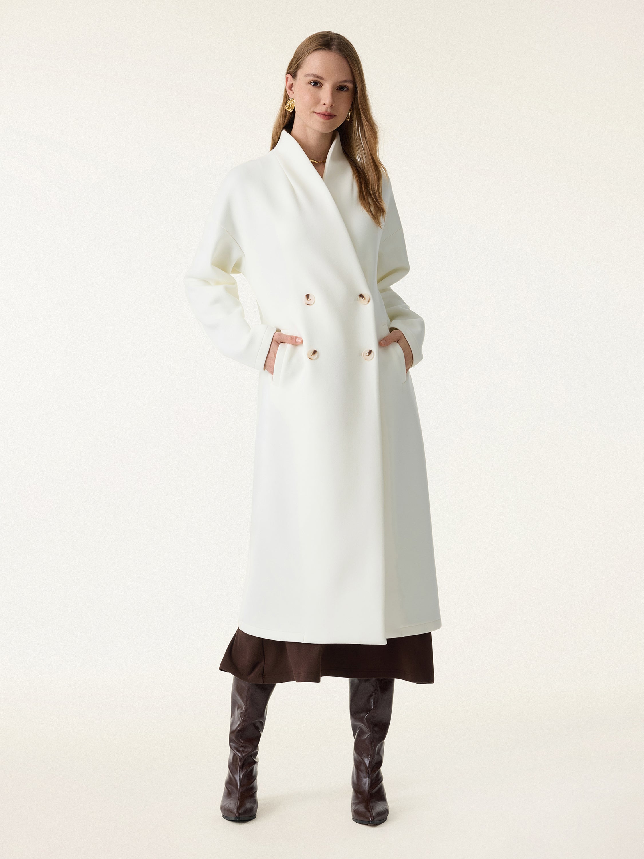 Jero™ | Double-breasted Stand Collar Coat