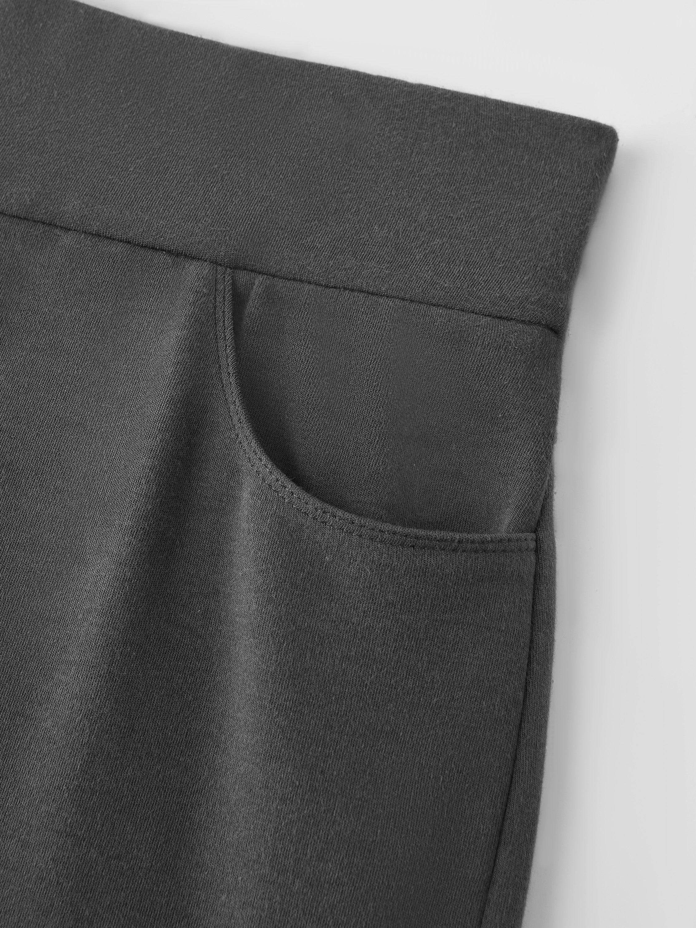 Jero™ | Waistband Wide Leg Pull-on Pants with Pockets