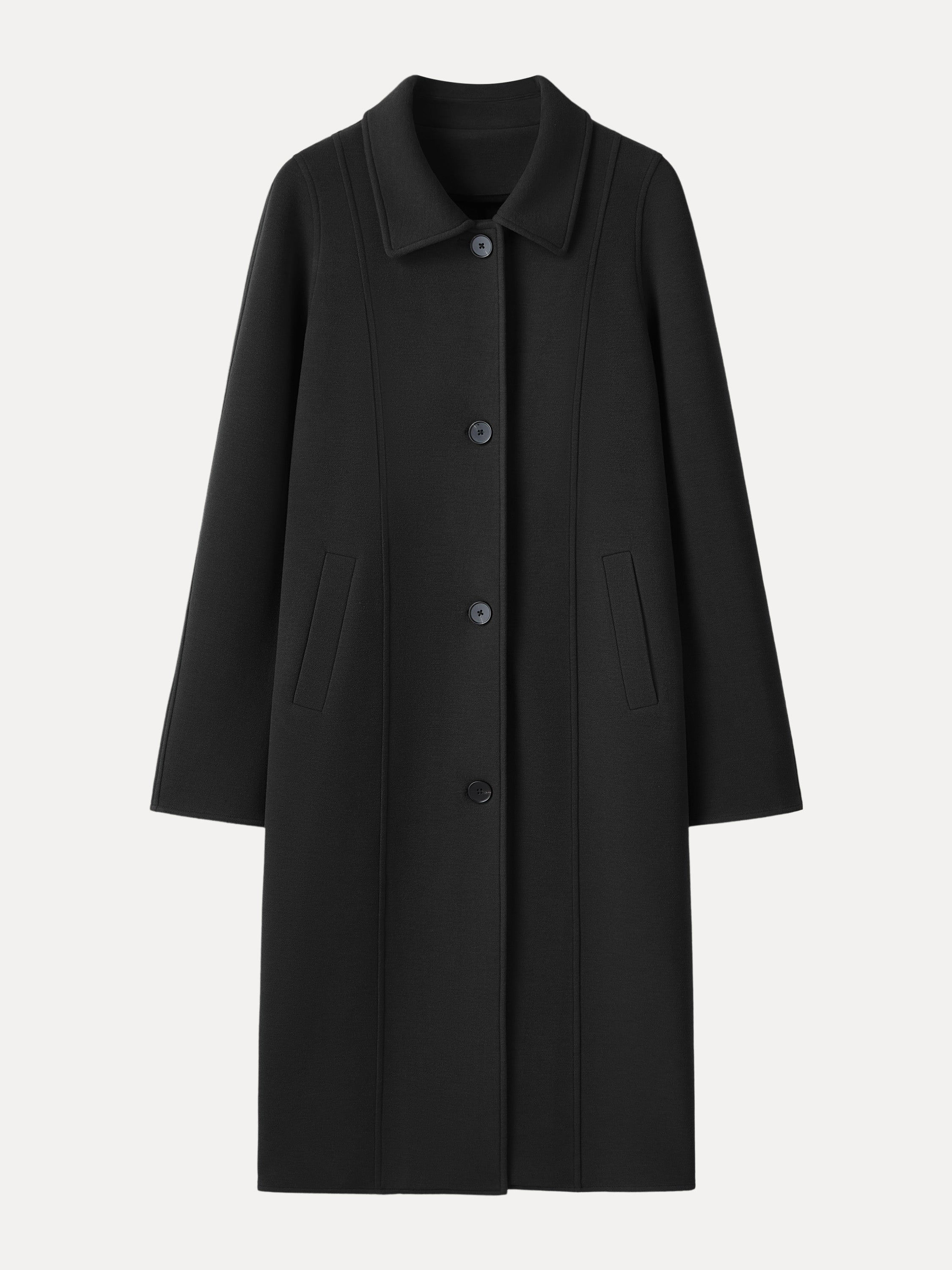 Jero™ | Button Front Collared Coat
