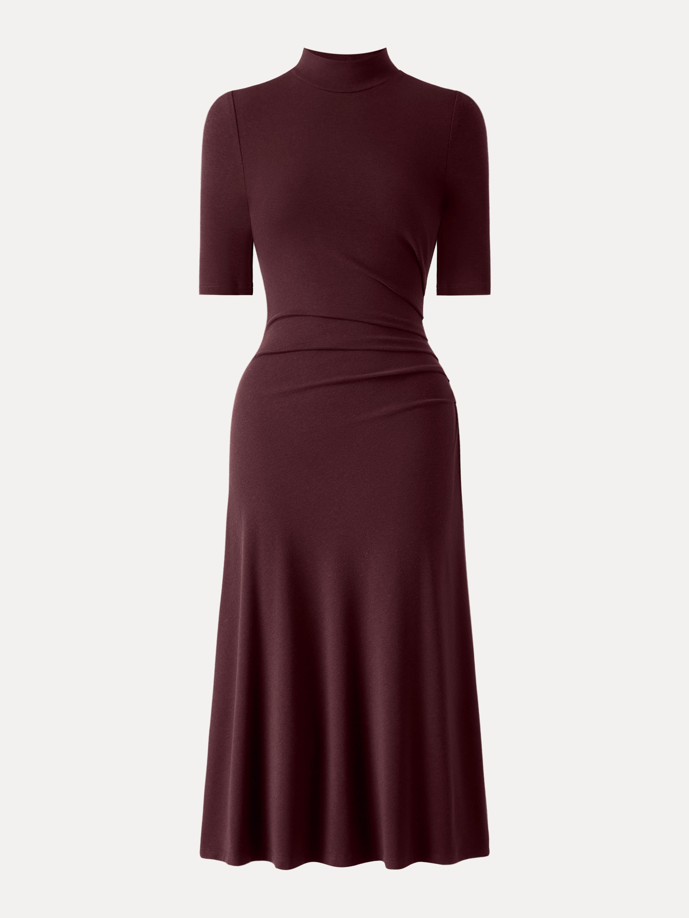 Jero™ | Length Sleeve Tucked Midi Dress