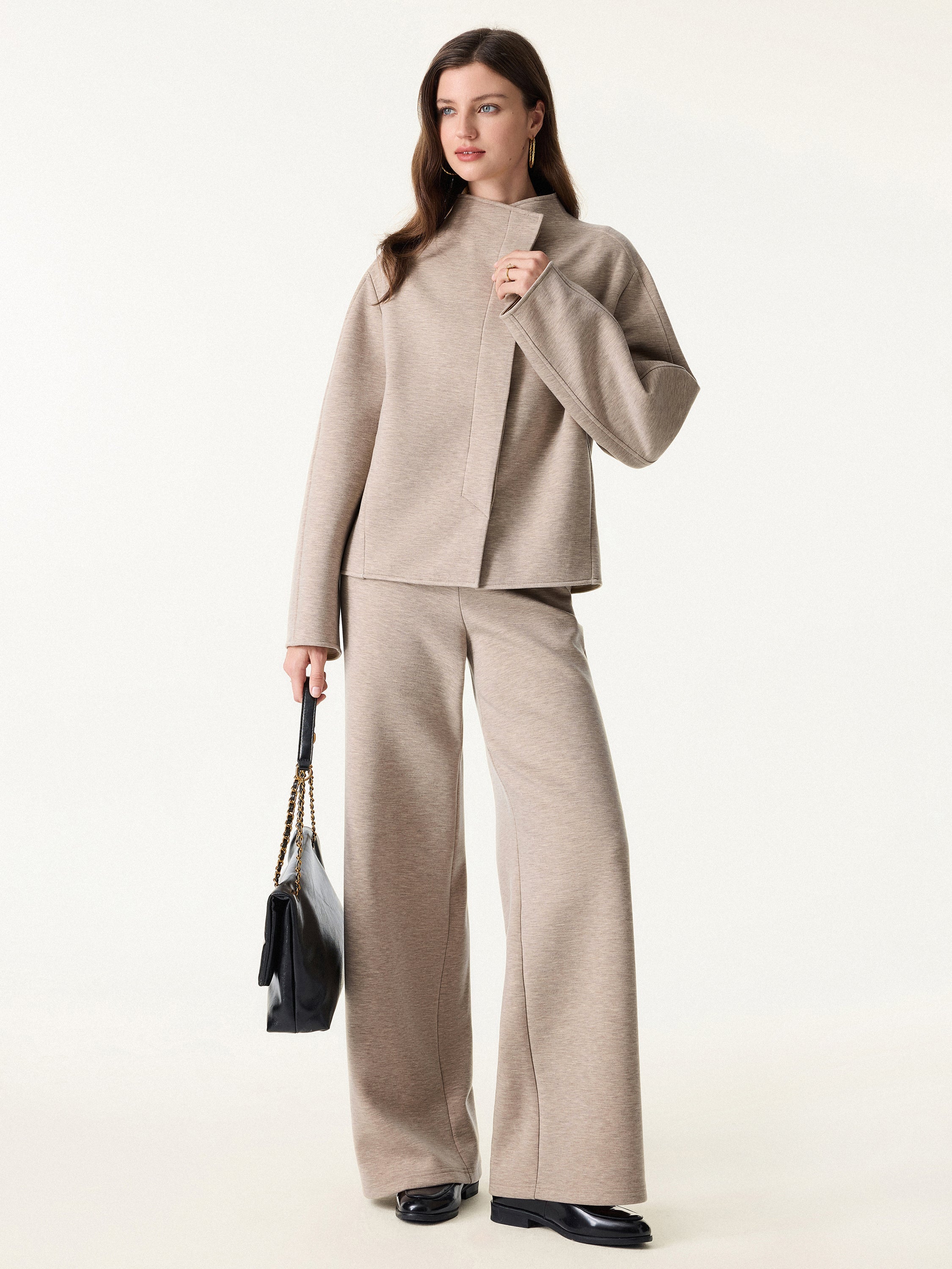 Jero ™ | 2Pcs Set Jacket & Double Waistband Straight Pants