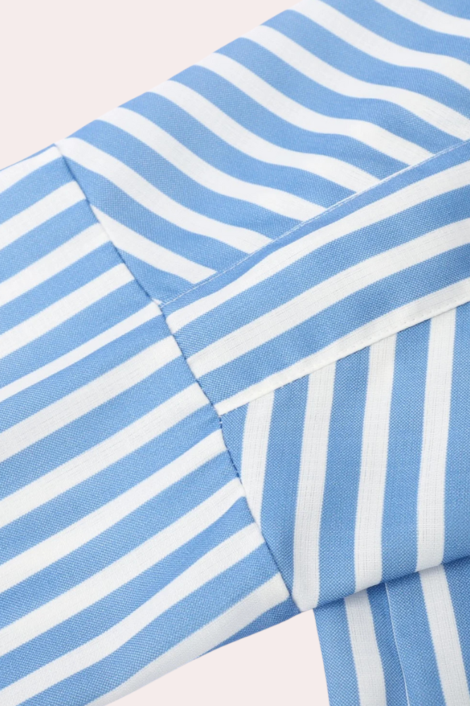 Noa - Relaxed Striped Shirt Midi Dress