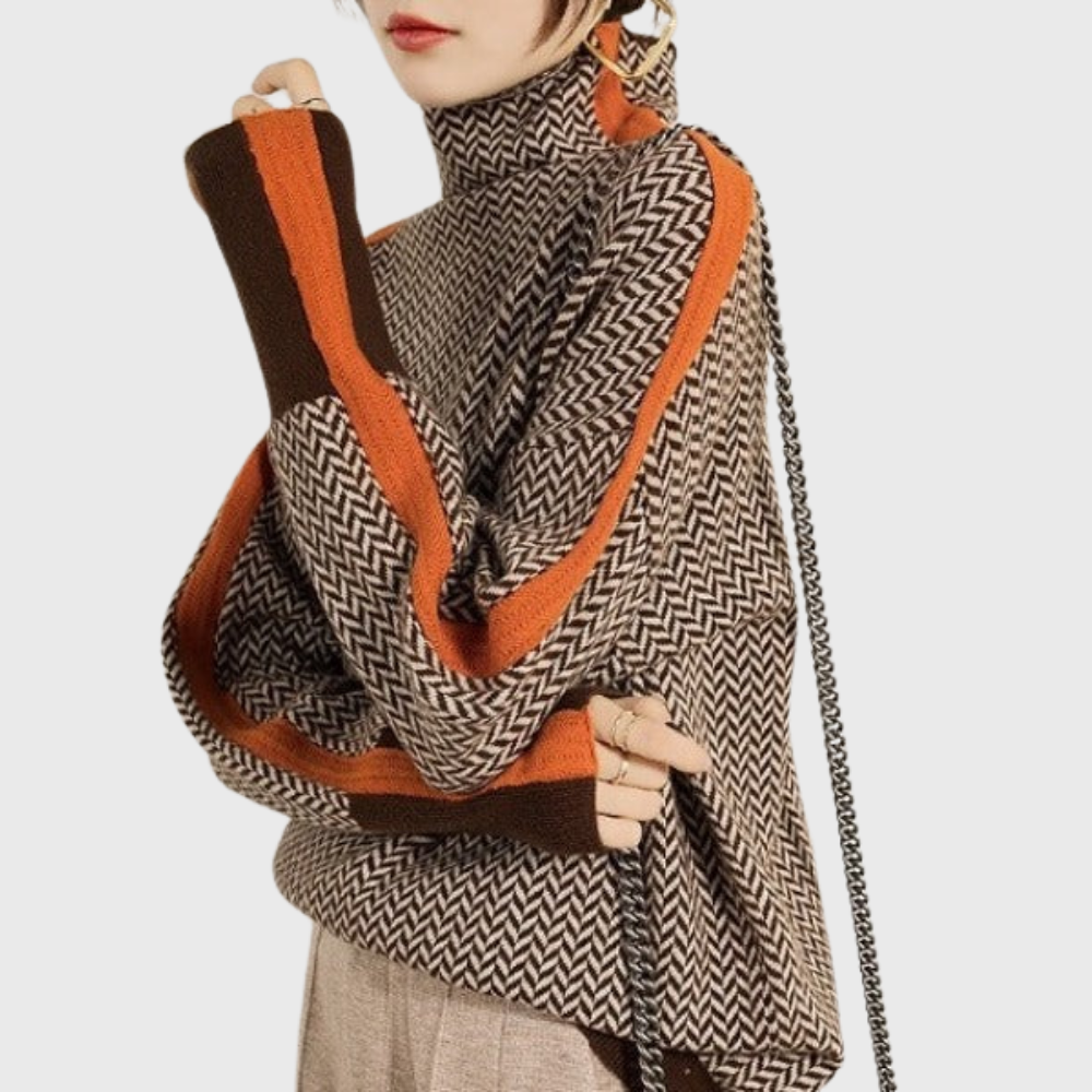 Jero™ | Striped High-Neck Sweater