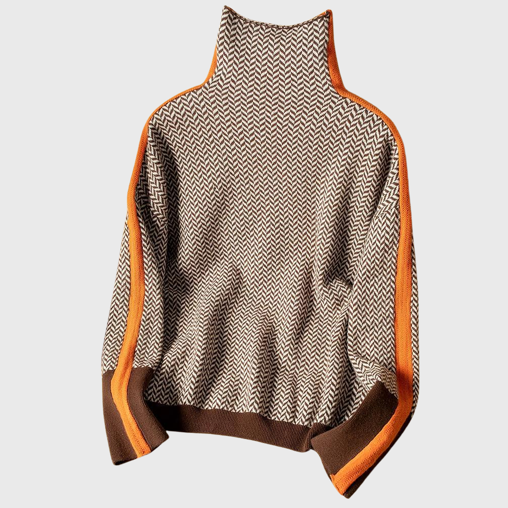 Jero™ | Striped High-Neck Sweater