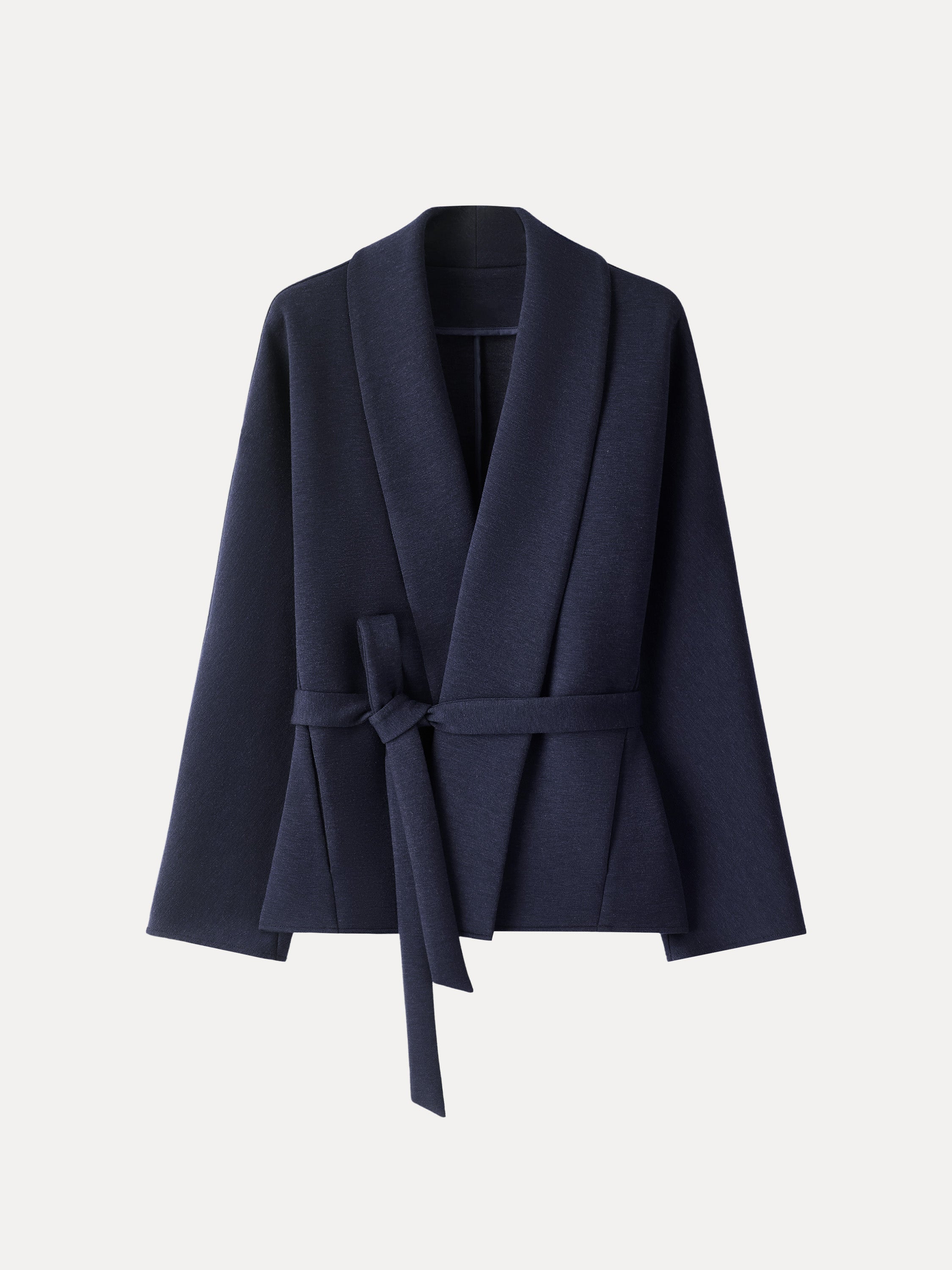 Jero™ | Shawl Neck Belted Jacket
