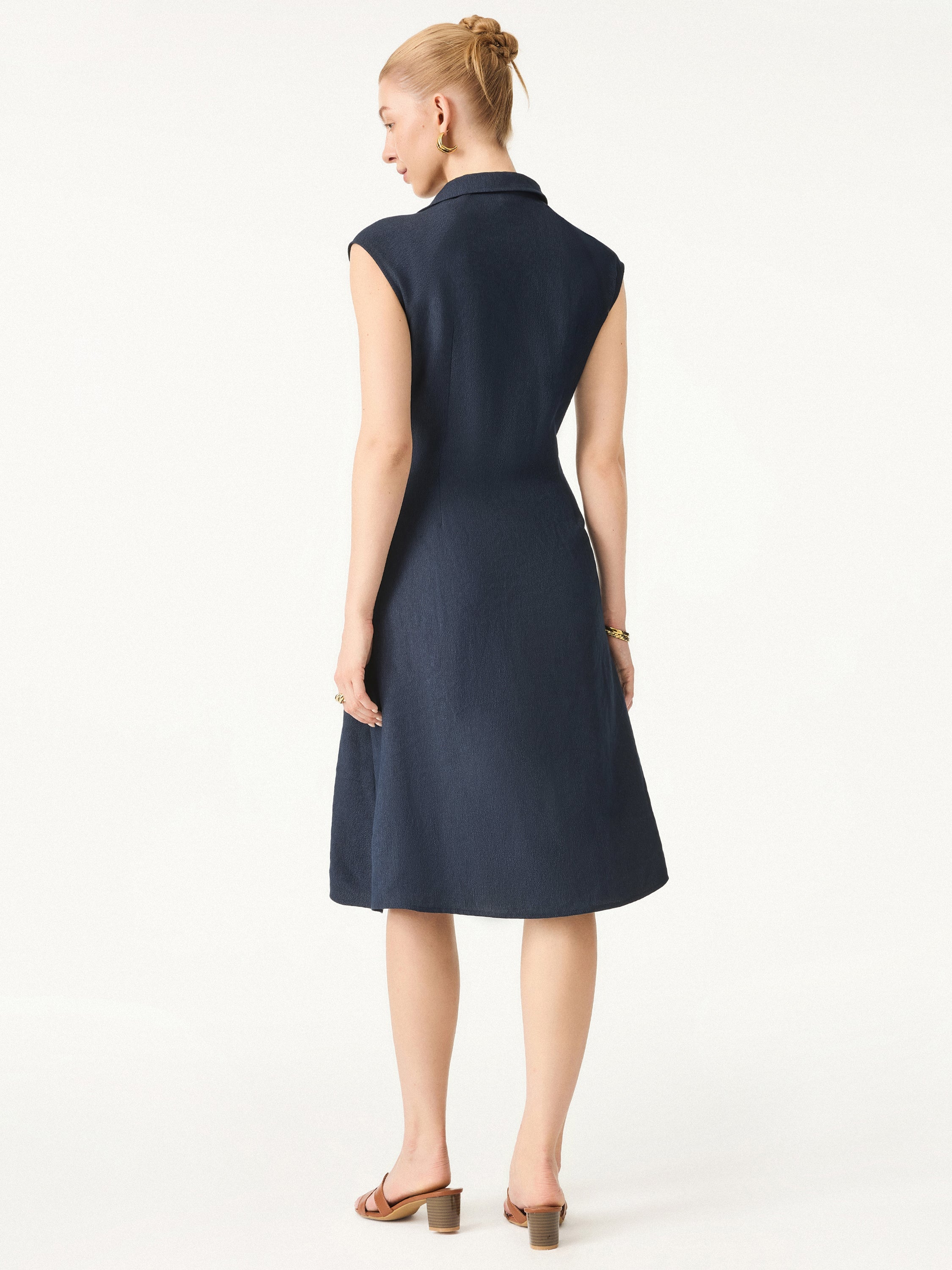Jero™ | V-neck Dress with Drawstring