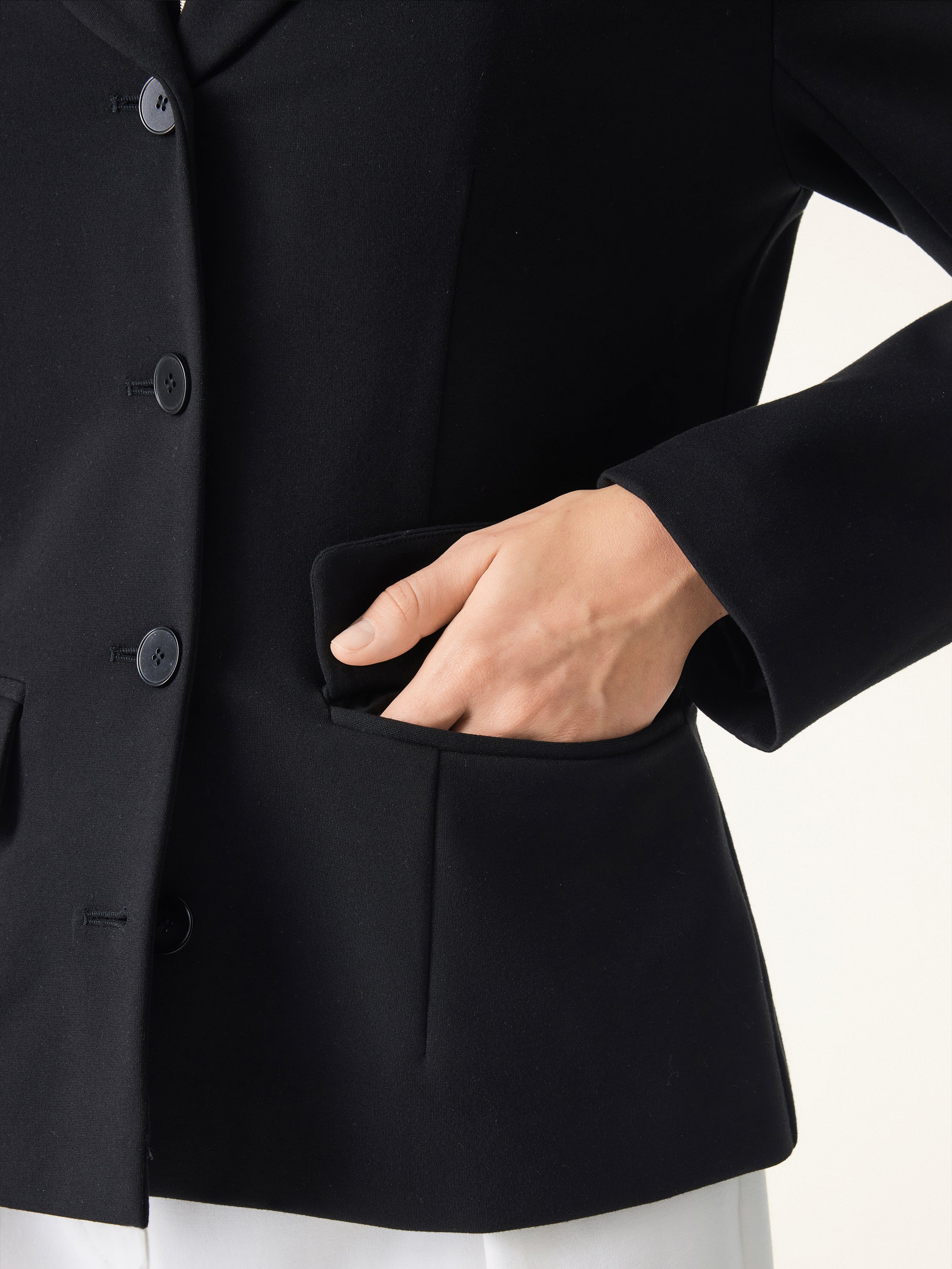 Jero™ | Button Front Blazer