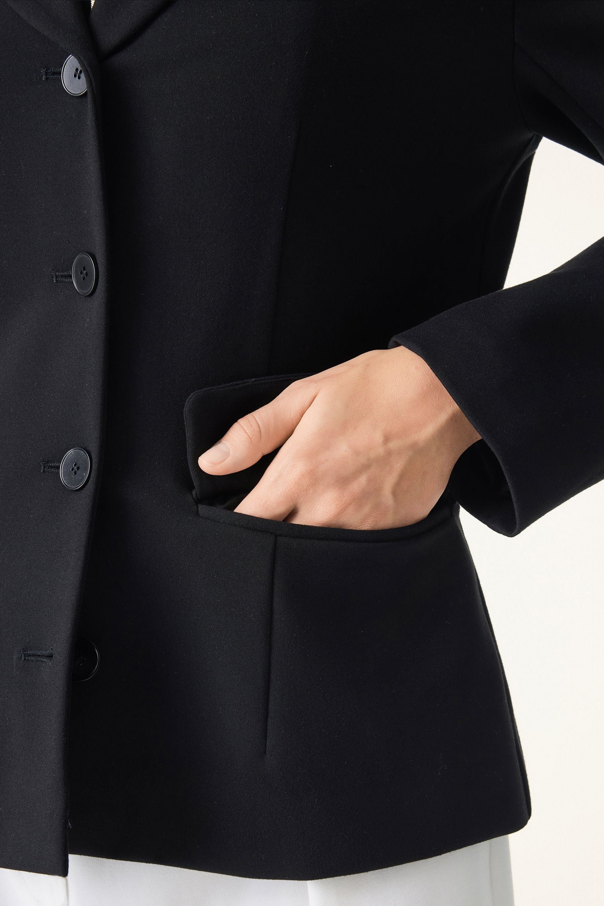 Button Front Blazer