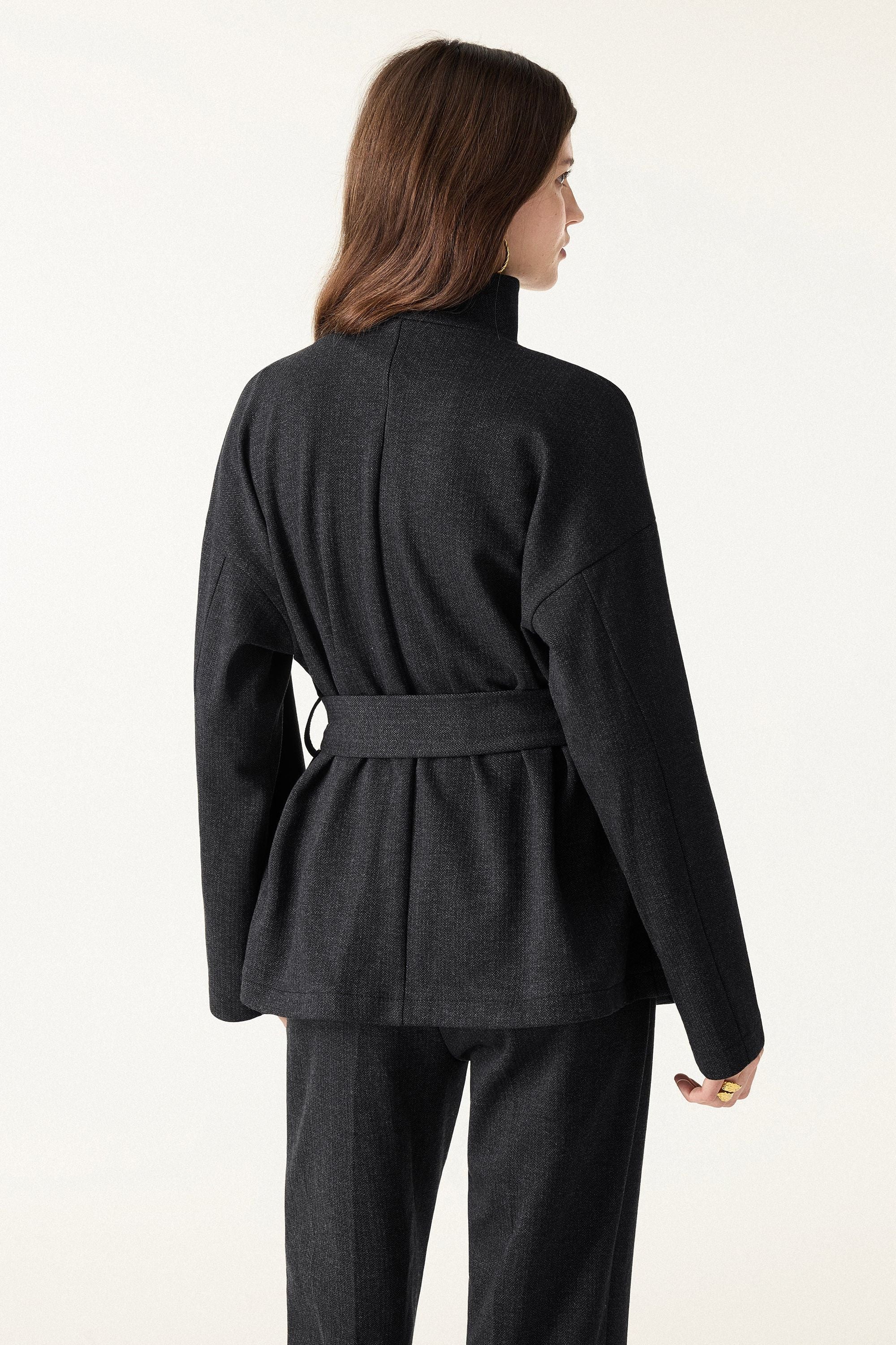 Retro Belted Jacket