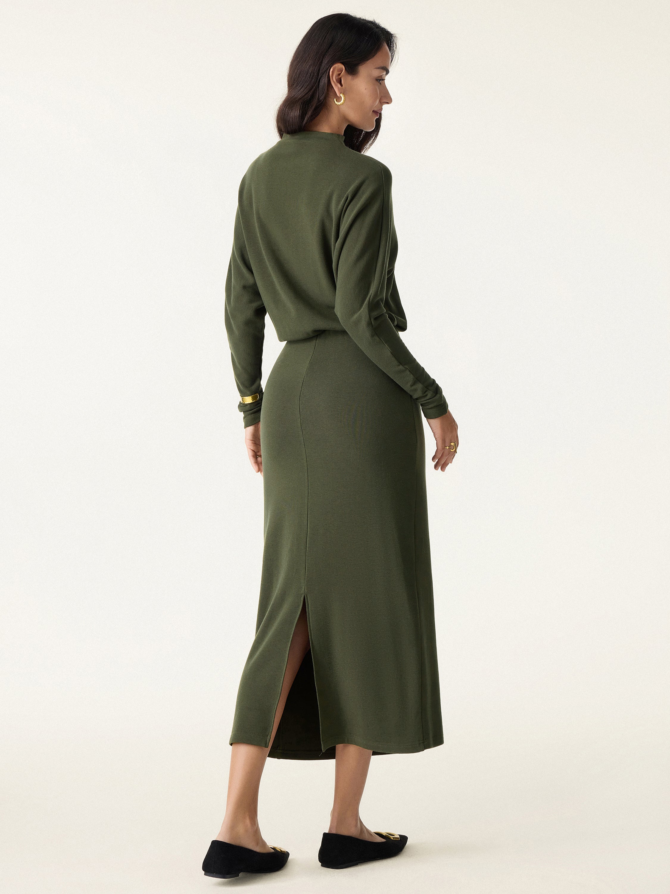 Jero™ | Sleeve Cinched Waist Dress
