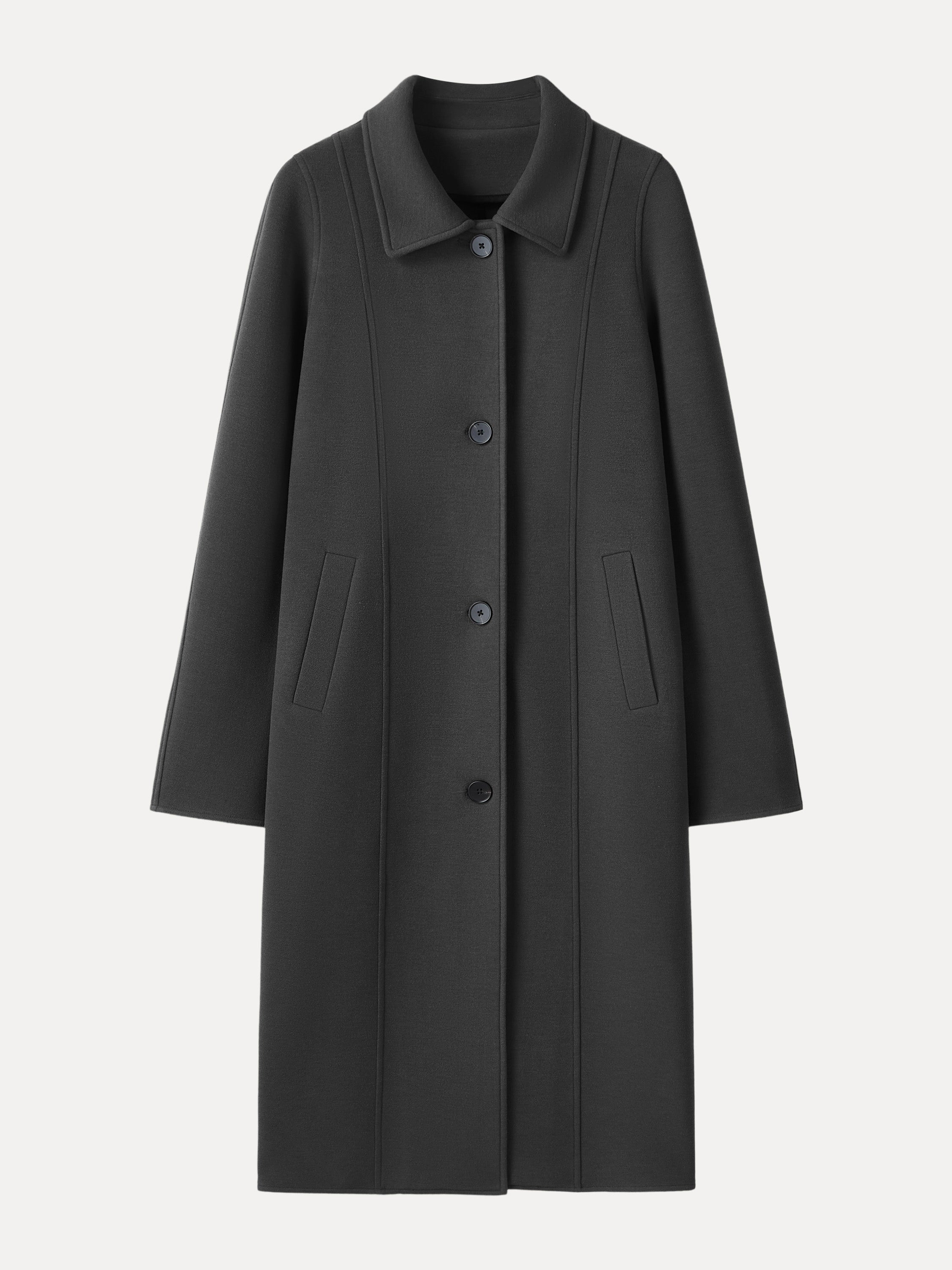 Jero™ | Button Front Collared Coat