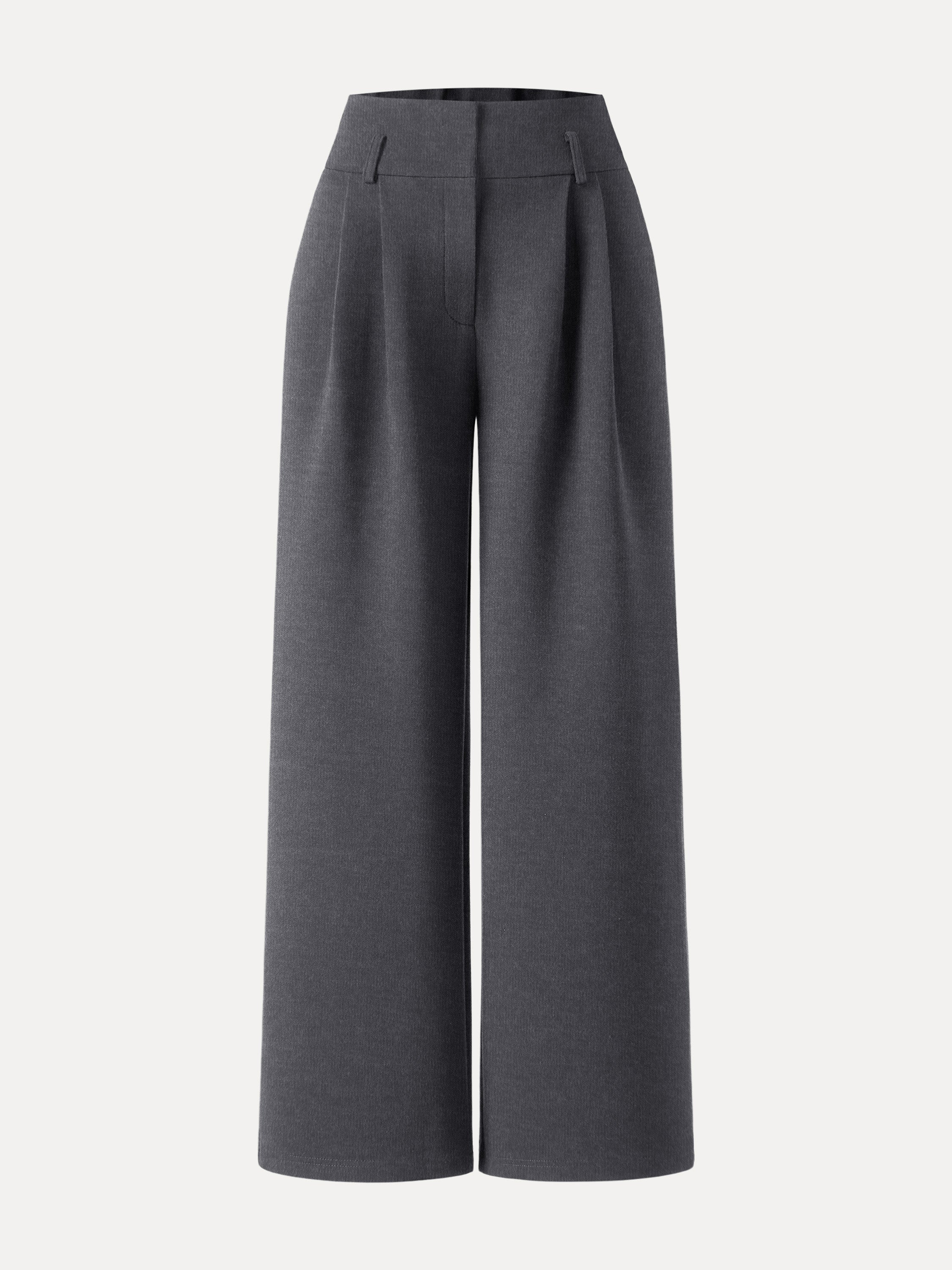 Jero™ | Cozy Warm High Rise Wide Leg Trousers with Pockets