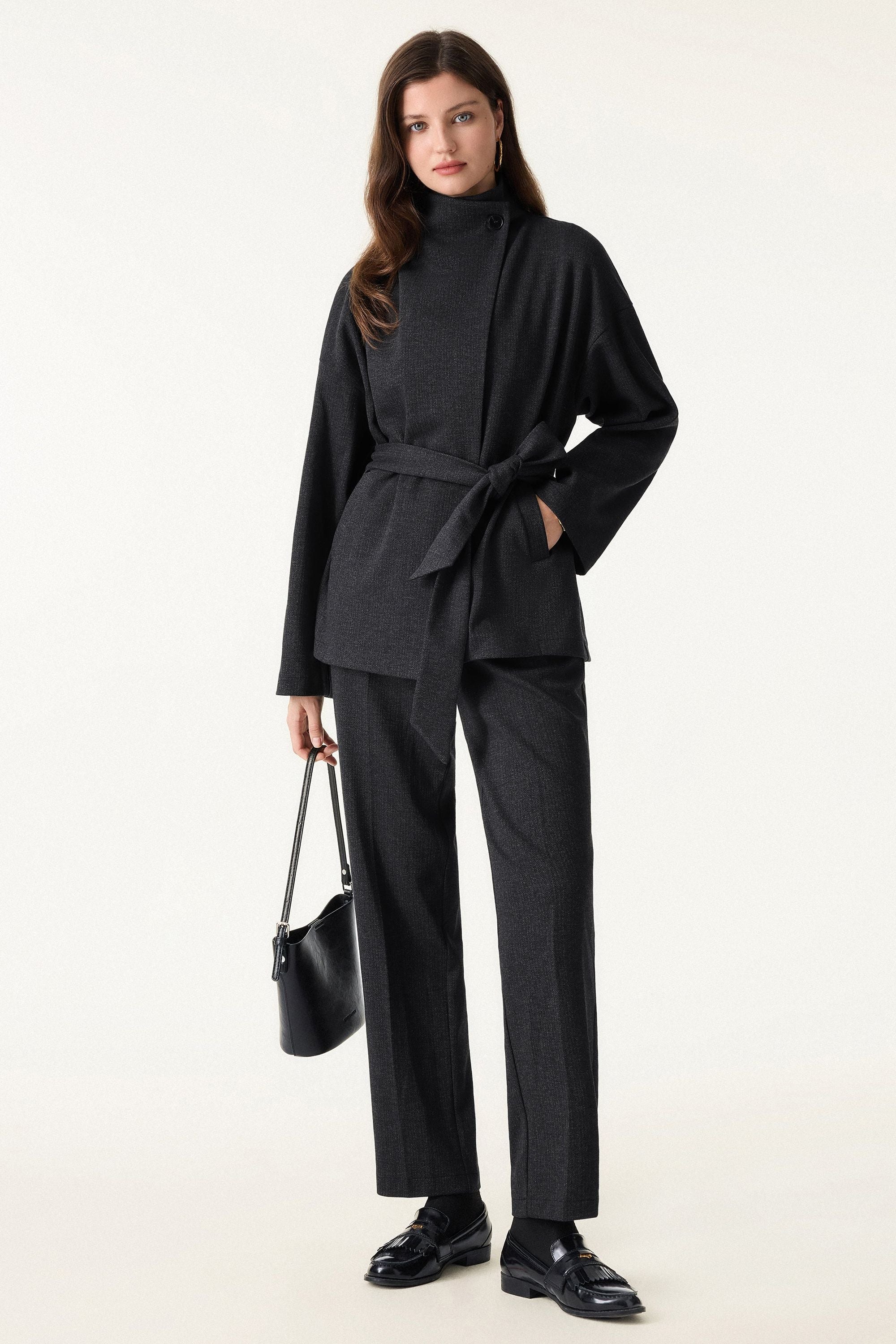 Retro Belted Jacket