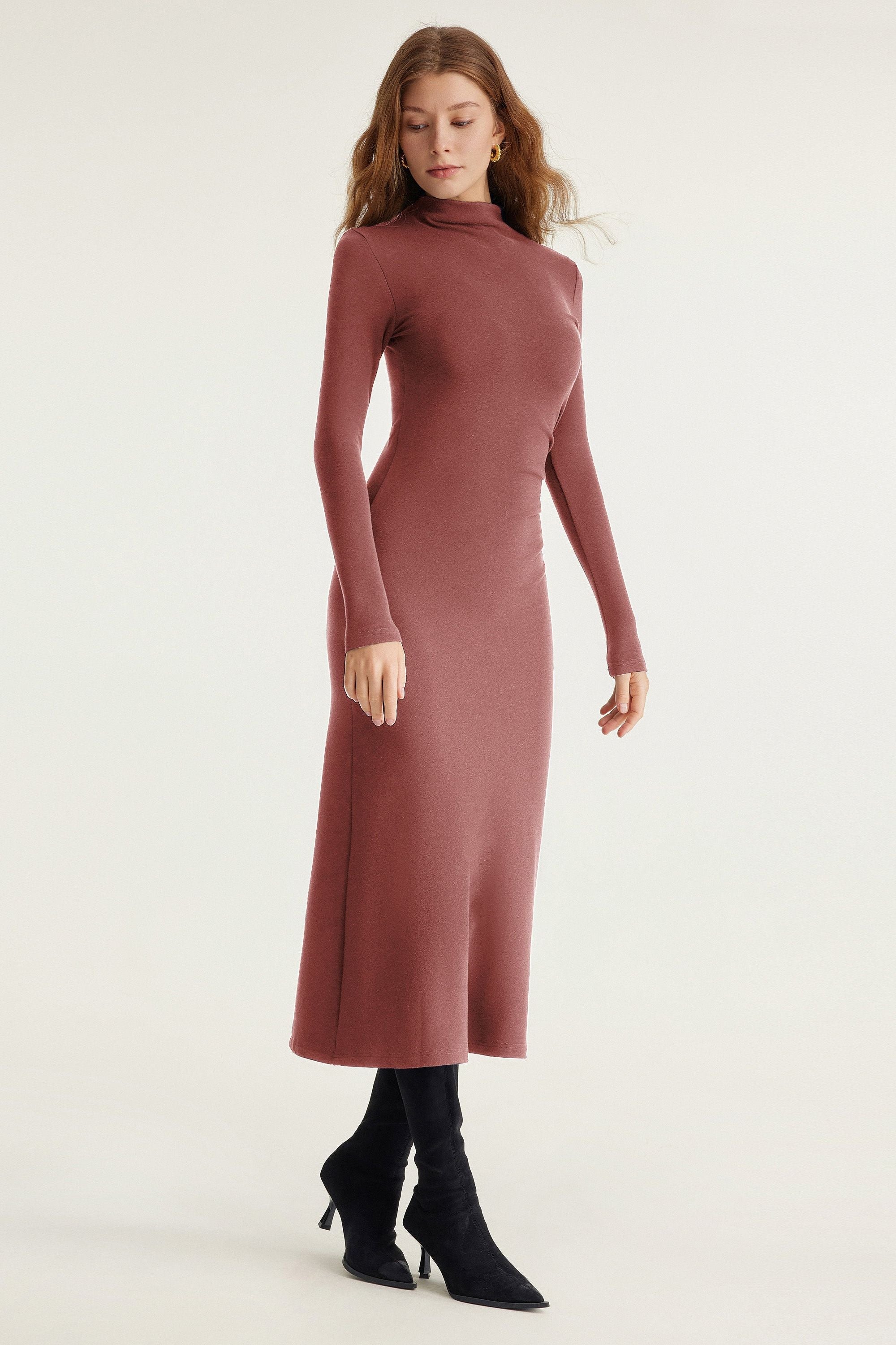 ProWarm Long Sleeves Mockneck Dress