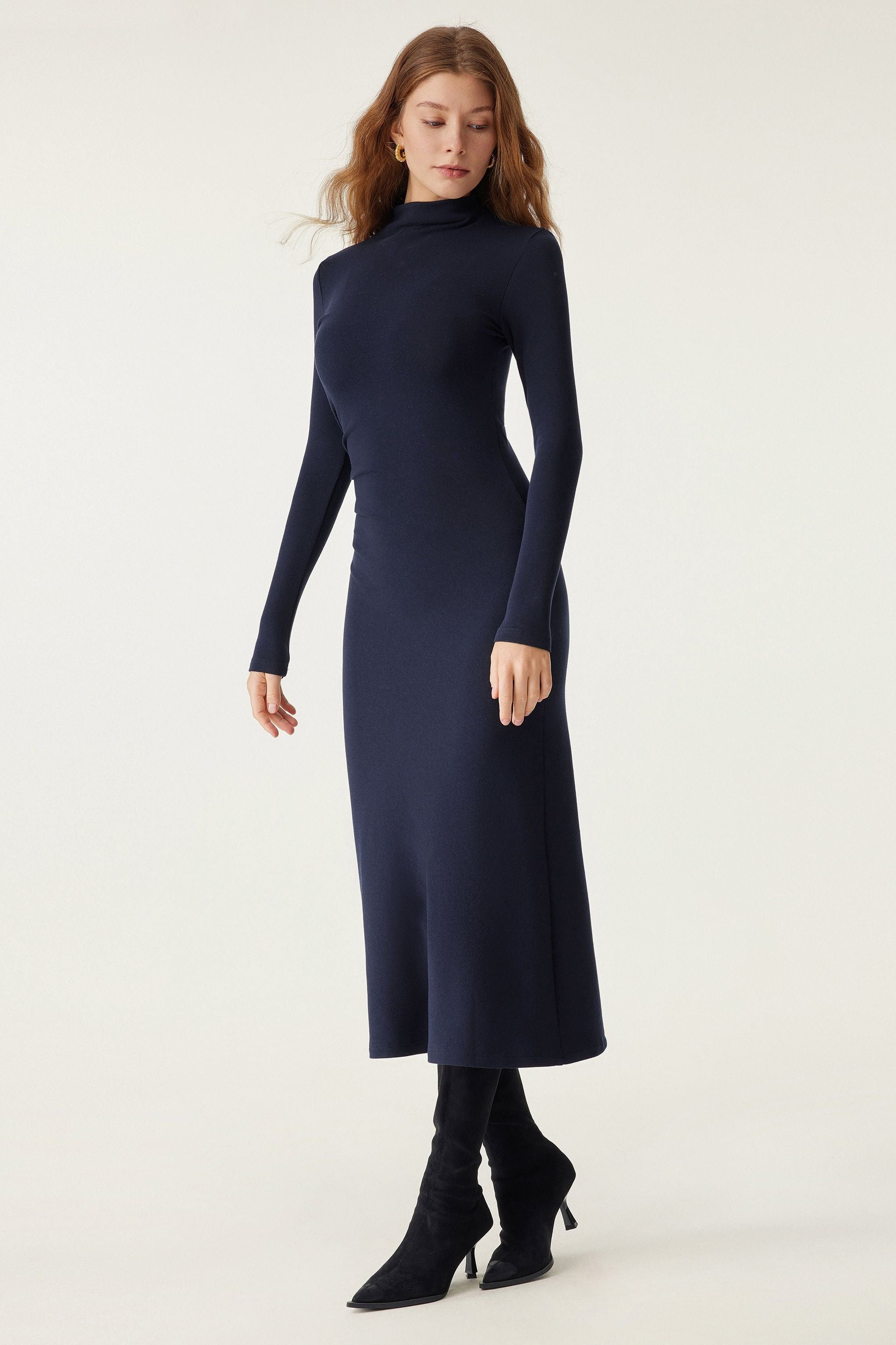 ProWarm Long Sleeves Mockneck Dress