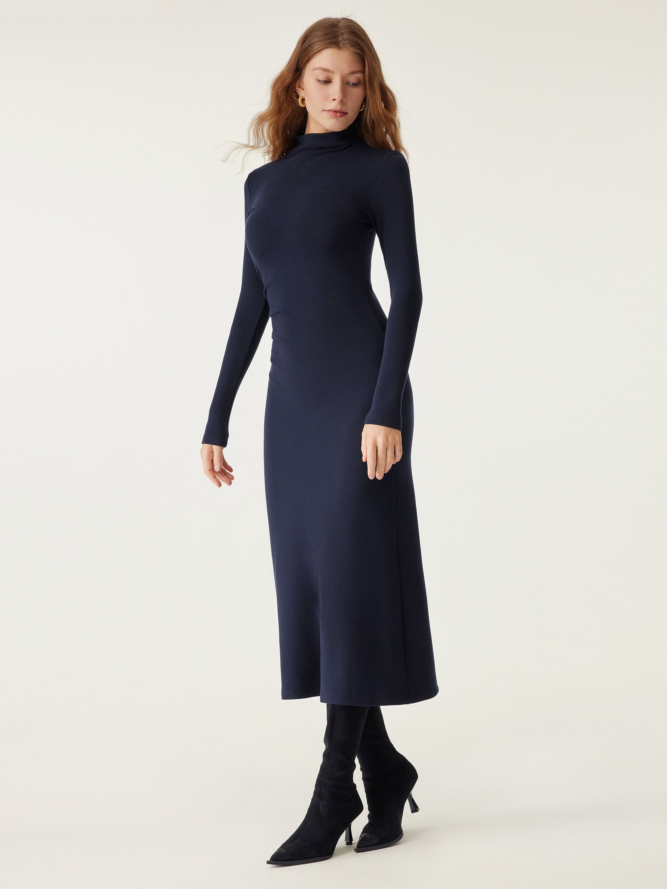 Jero™ | ProWarm Long Sleeves Mockneck Dress