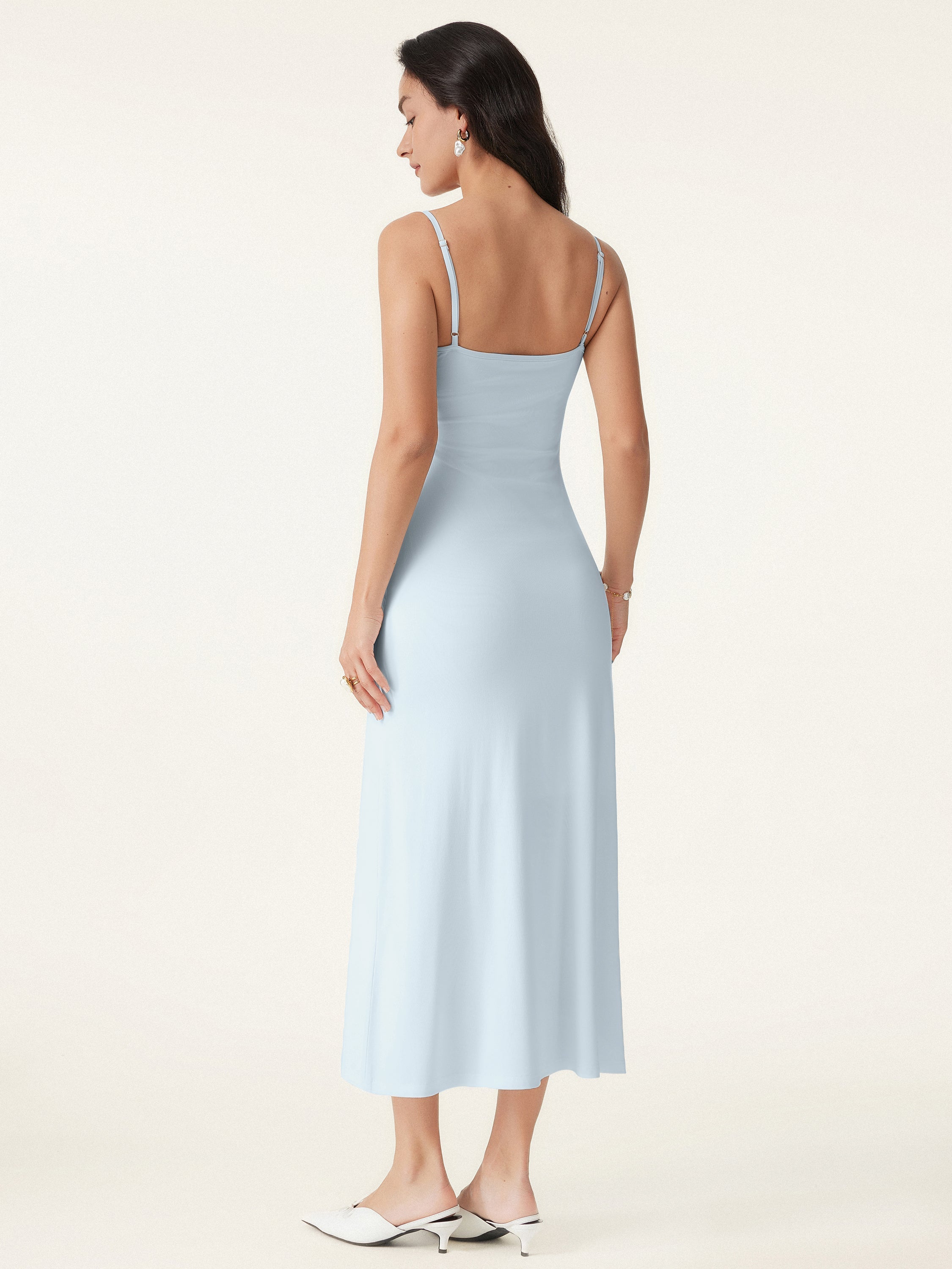 Jero™ | Vacay Cowl Neck Midi Brami Dress