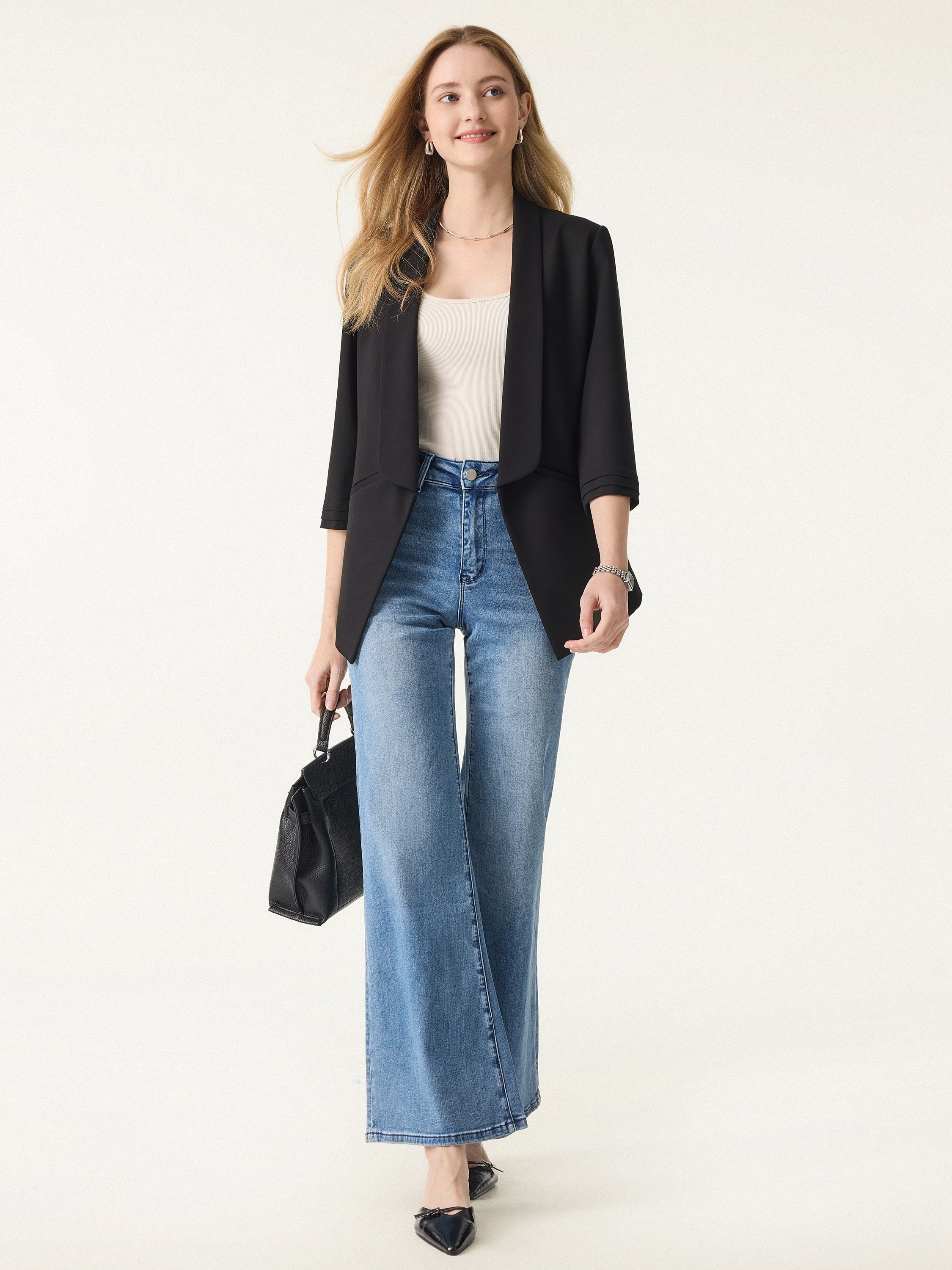 Jero™ | 3/4 Sleeve Blazer