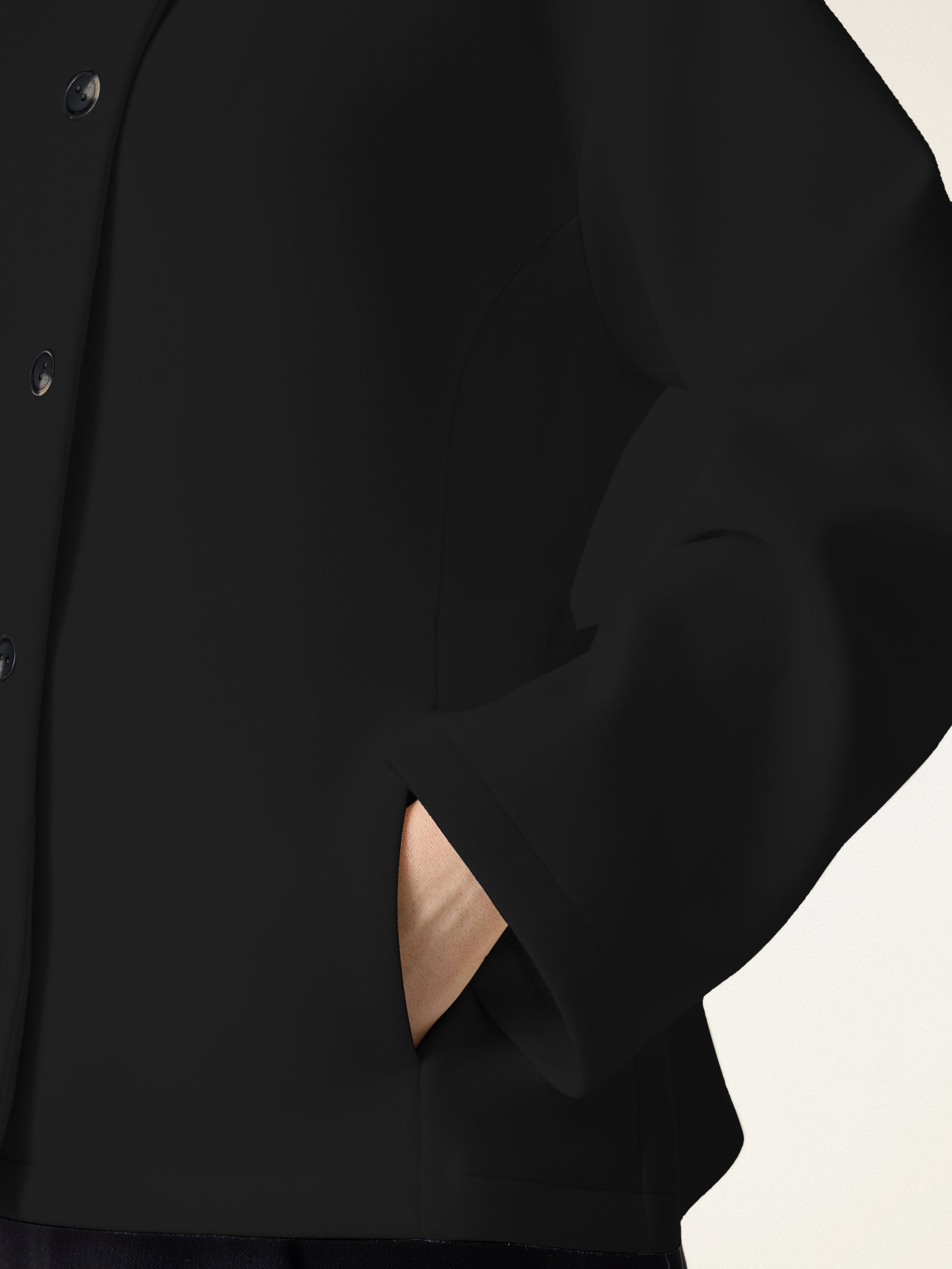 Jero™ |  Belted Button Front Jacket