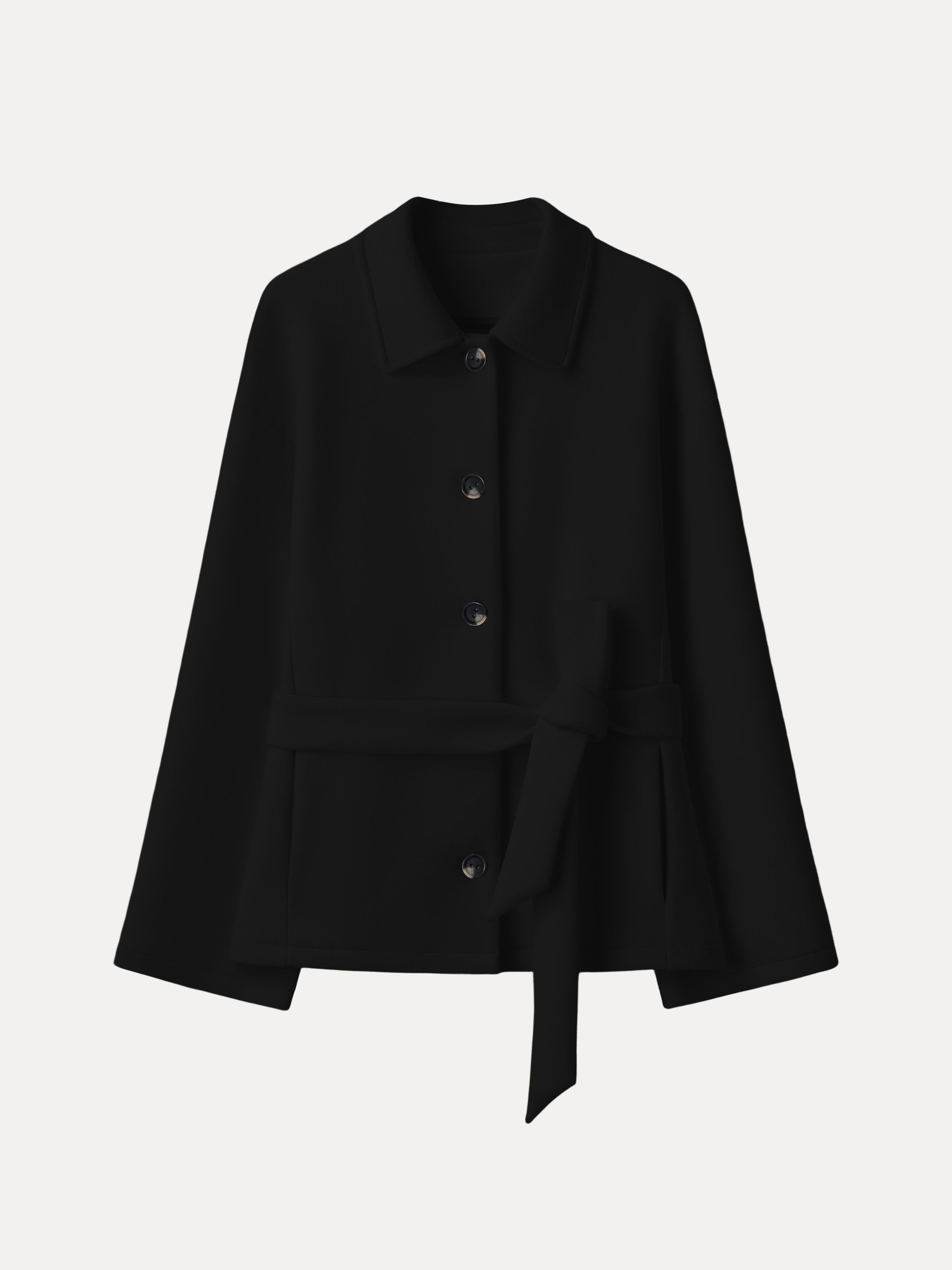 Jero™ |  Belted Button Front Jacket