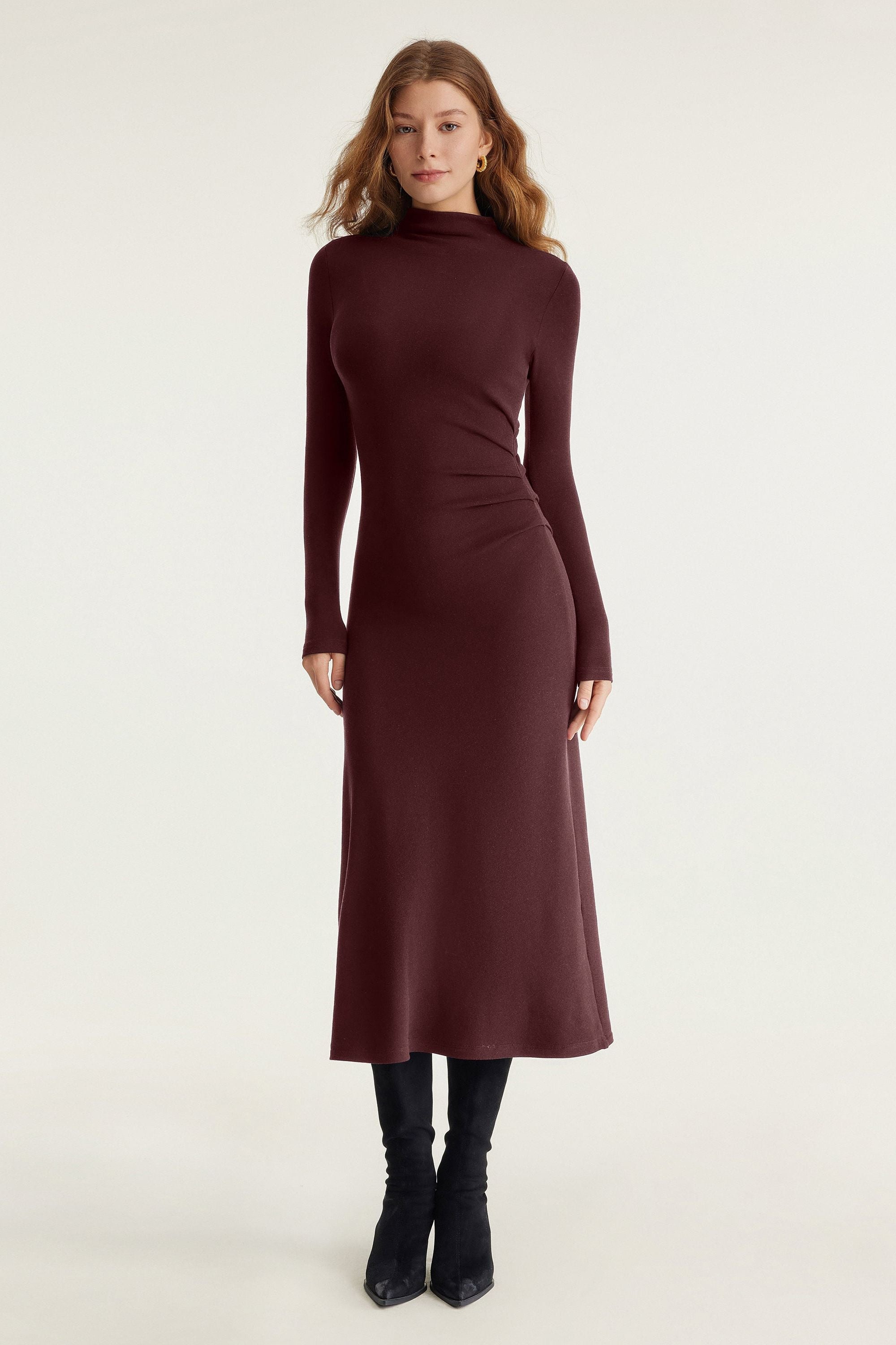 ProWarm Long Sleeves Mockneck Dress