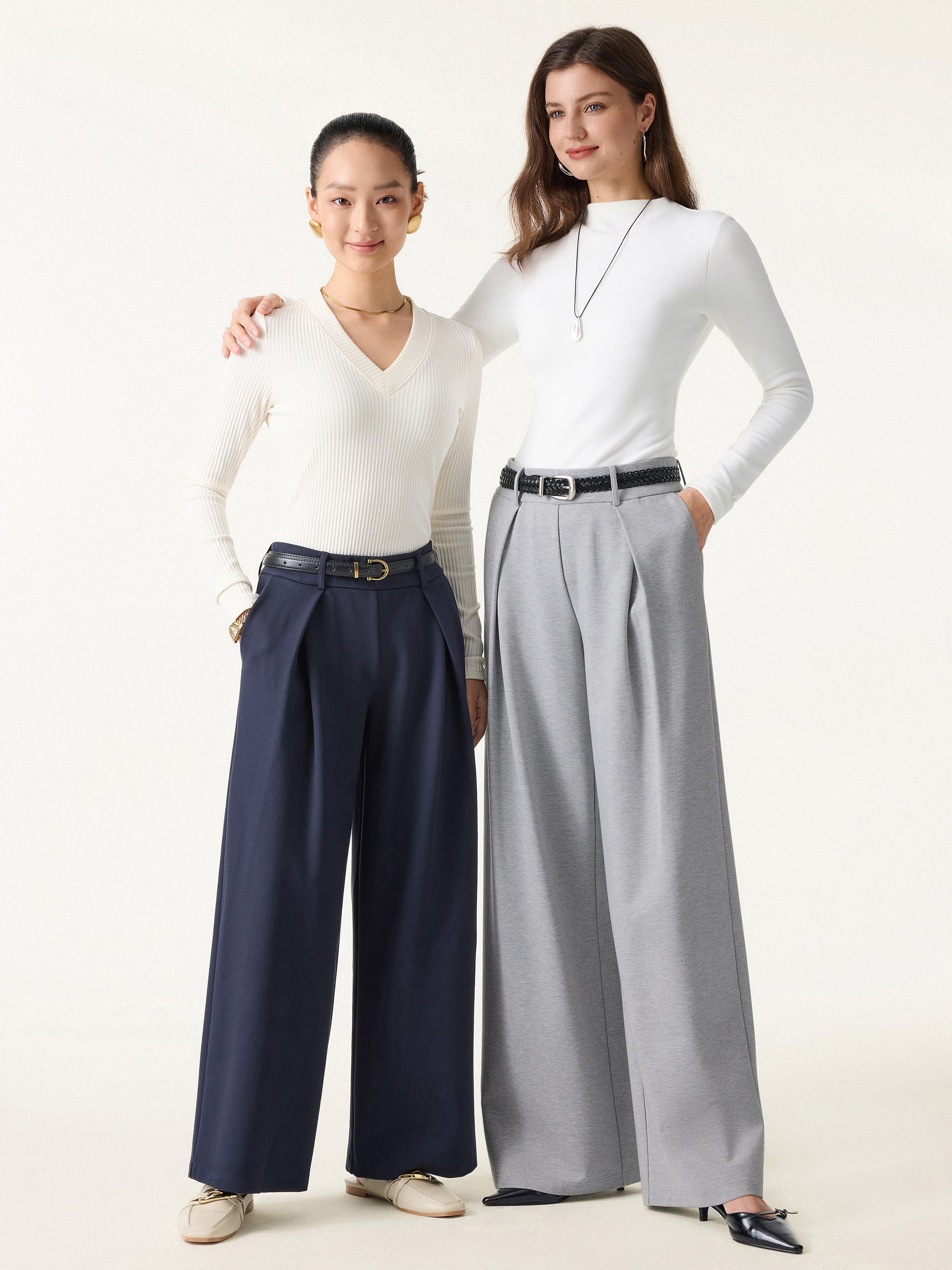 Jero™ | Wide Leg Pants with Pockets
