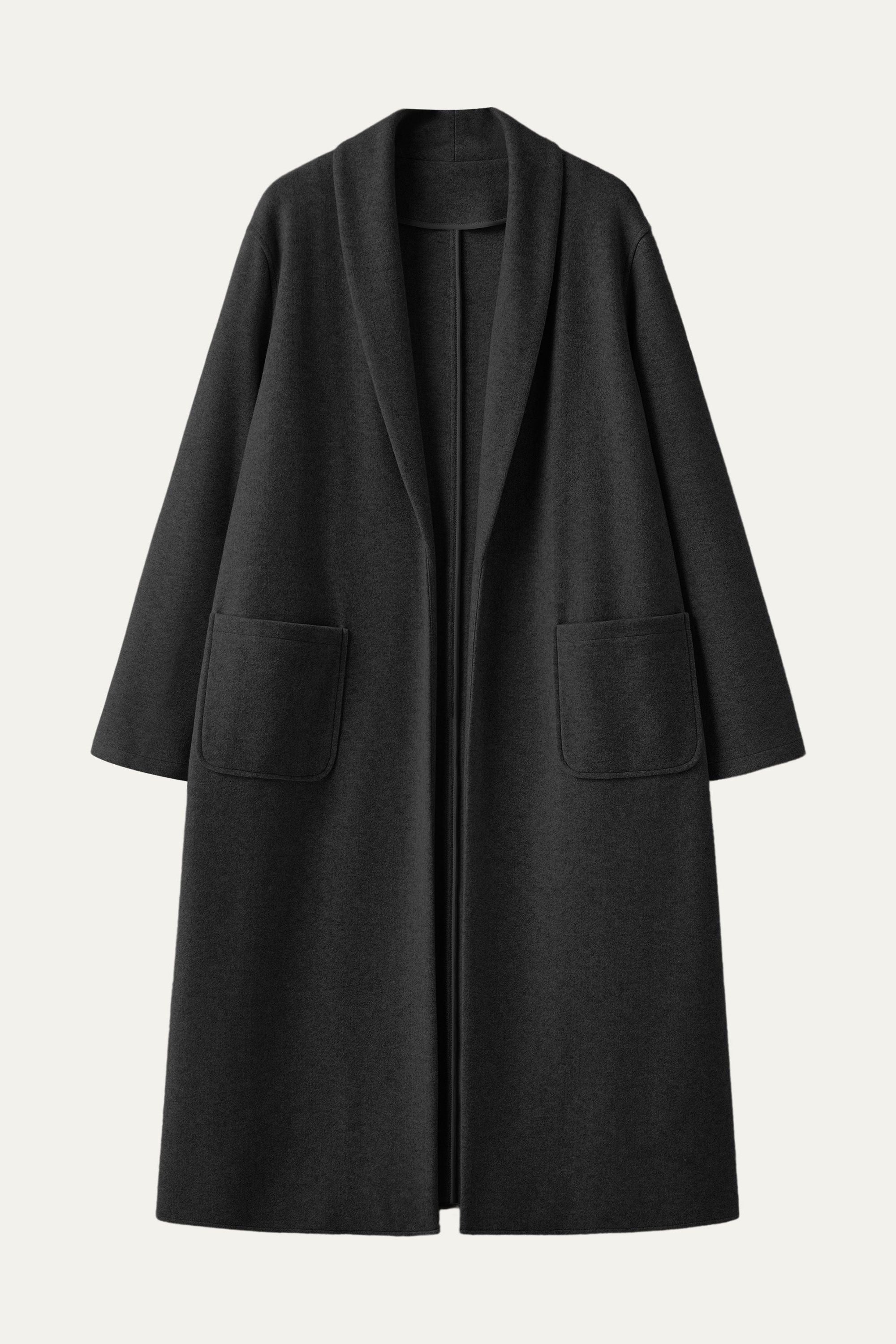 Patch Pocket Long Coat