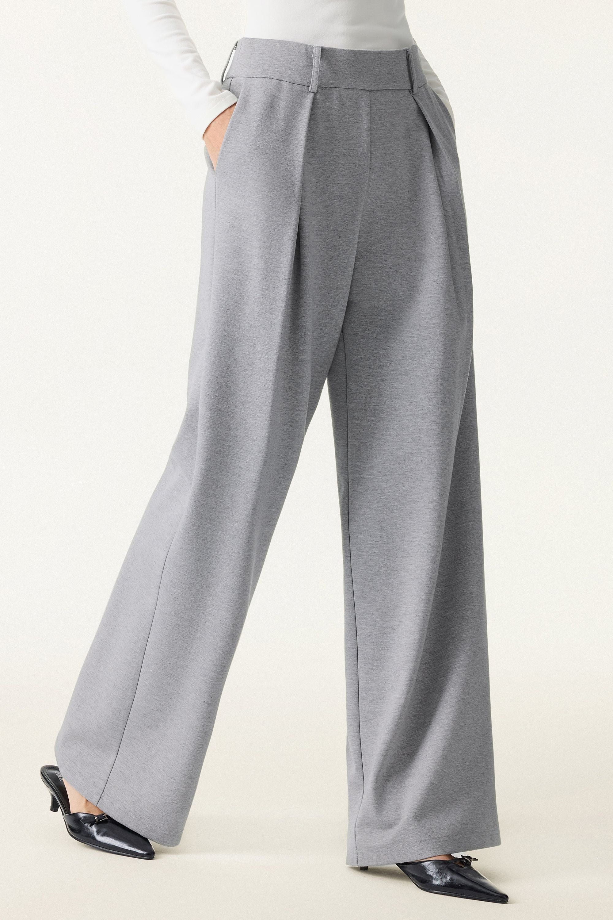Wide Leg Pants with Pockets