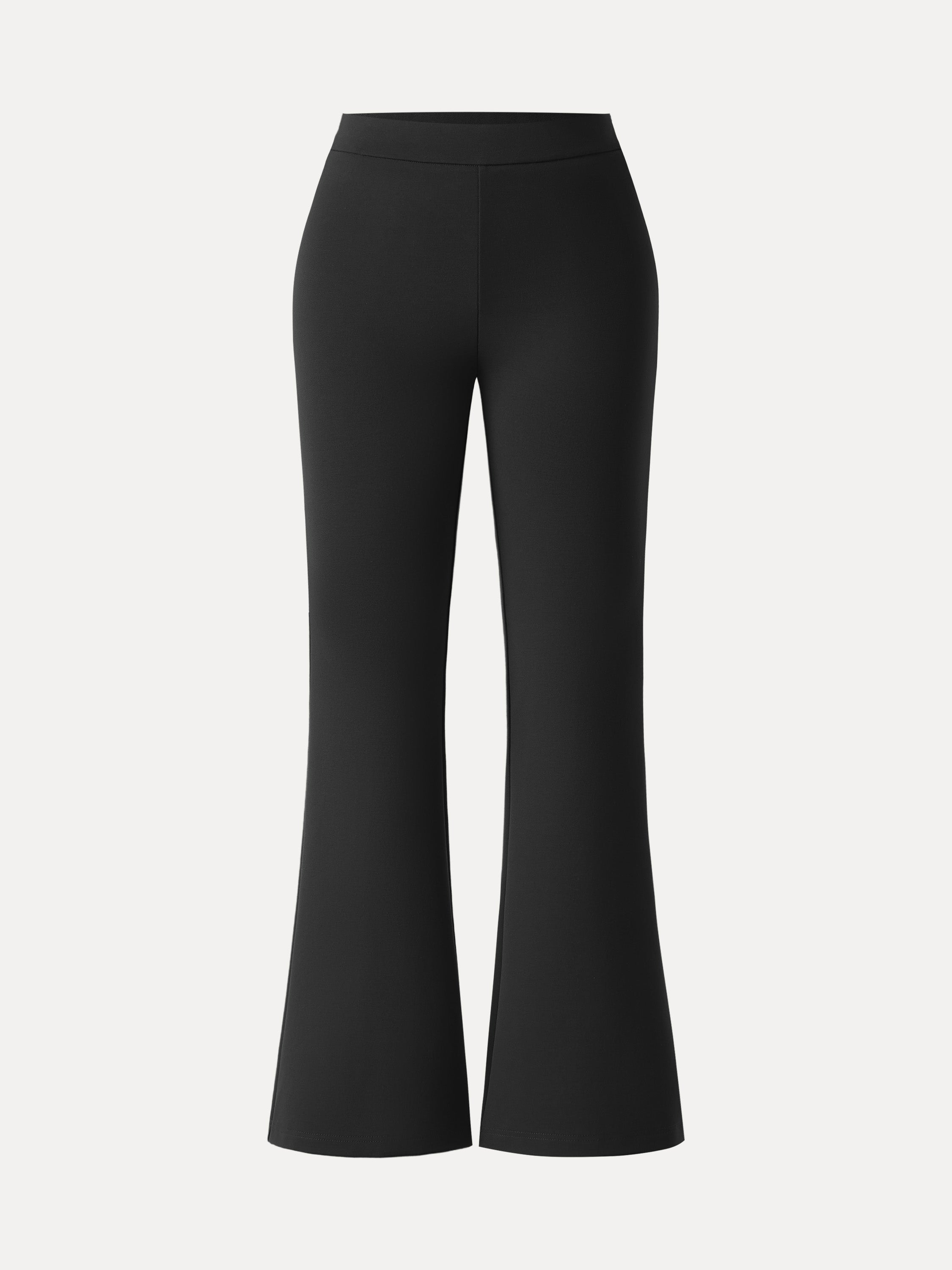 Jero™ | Slimming Ponte High Rise Pull-on Flared Pants