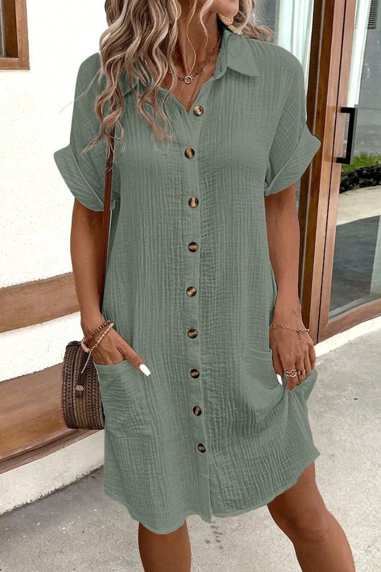 Cotton Everyday Shirt Dress