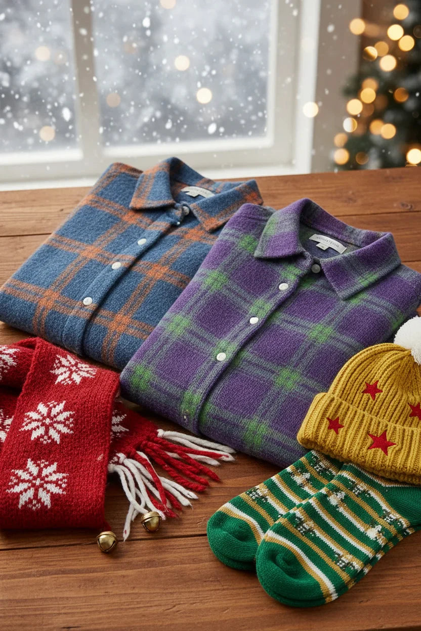 Jero™ Mira – Knitted Blouse with Checkered Pattern