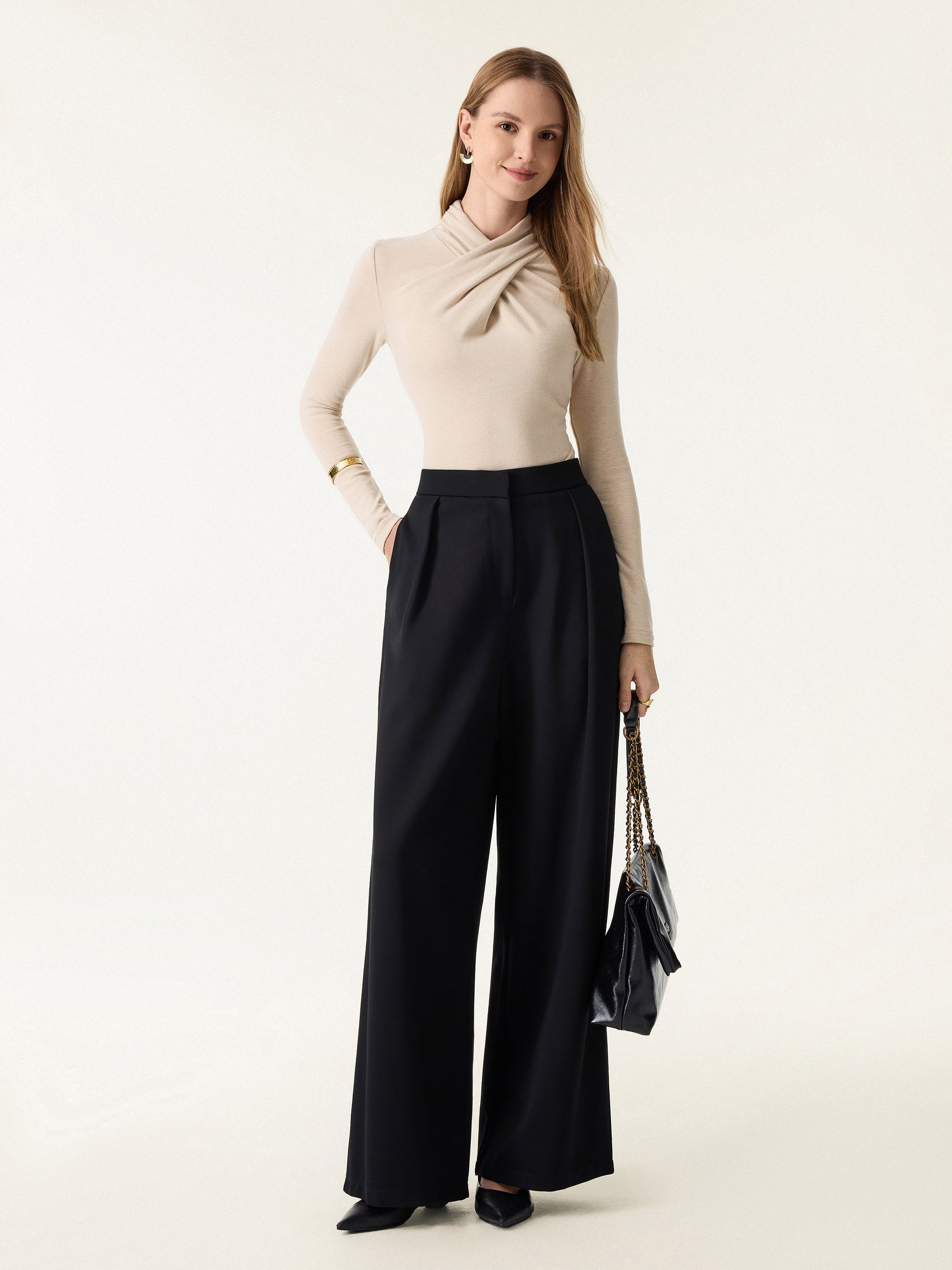 Jero™ | Twisted Long Sleeve Top