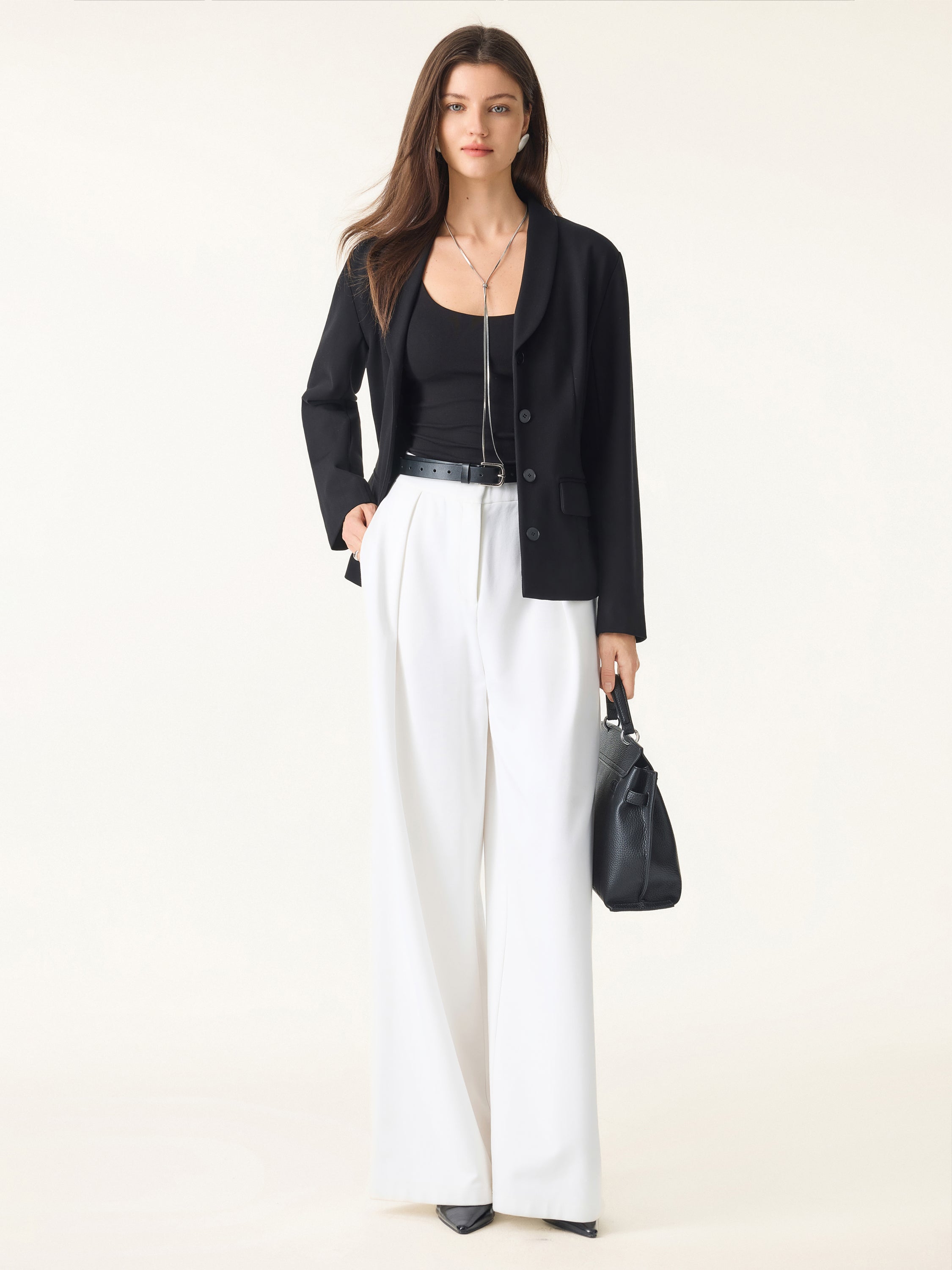 Jero™ | Button Front Blazer