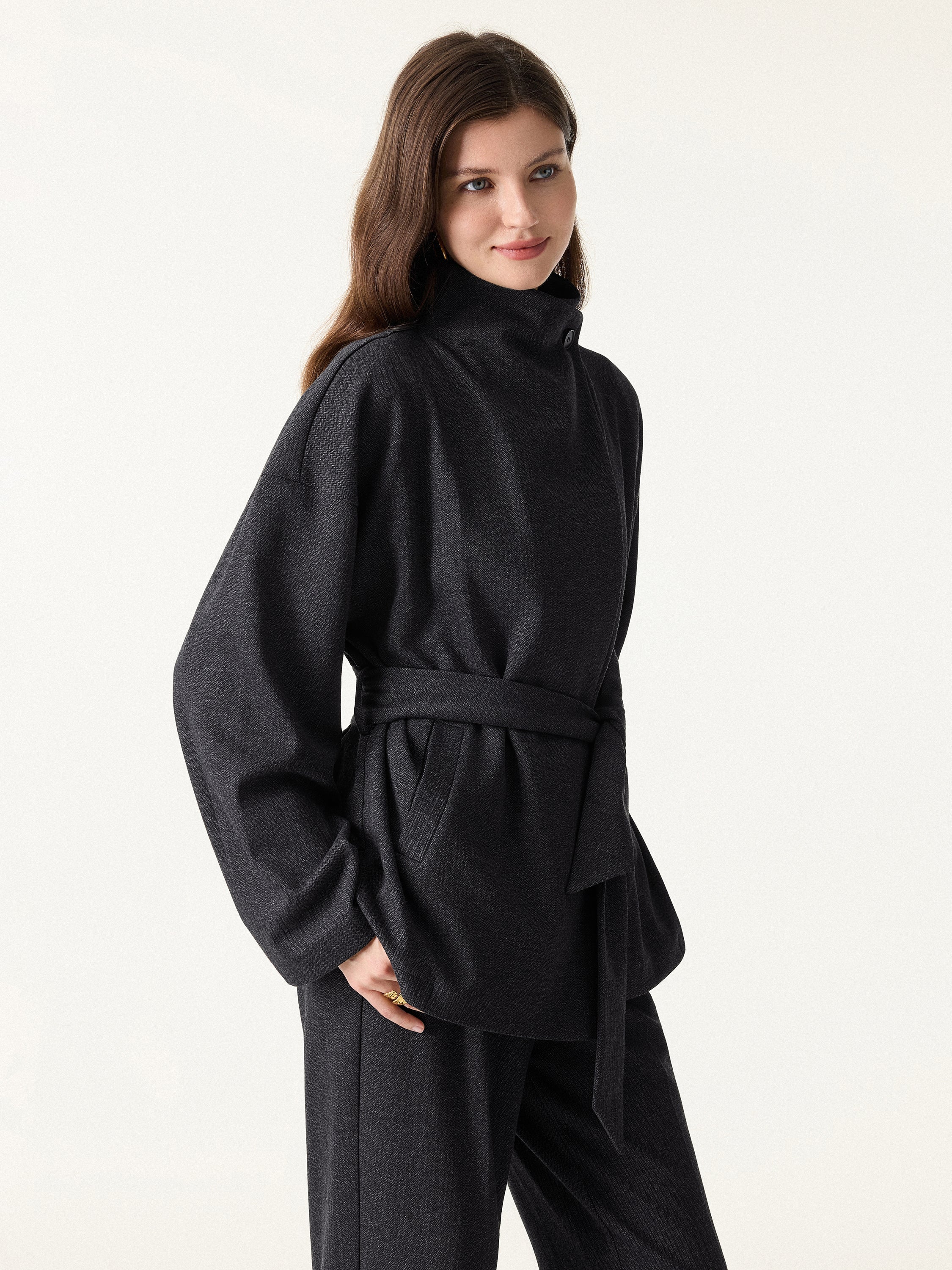 Jero™ | Retro Belted Jacket